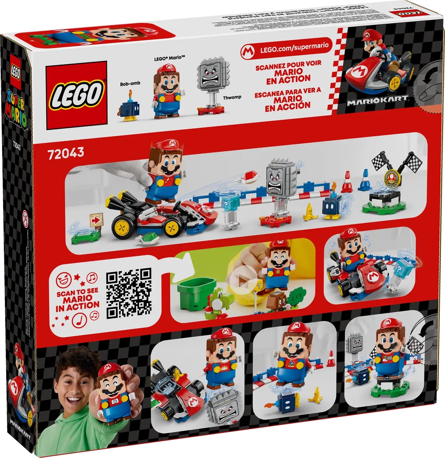 樂高 72043 瑪利歐賽車™ - 樂高® 瑪利歐與標準車 ｜ LEGO SUPER MARIO 系列 ｜ 飛米樂高專賣店