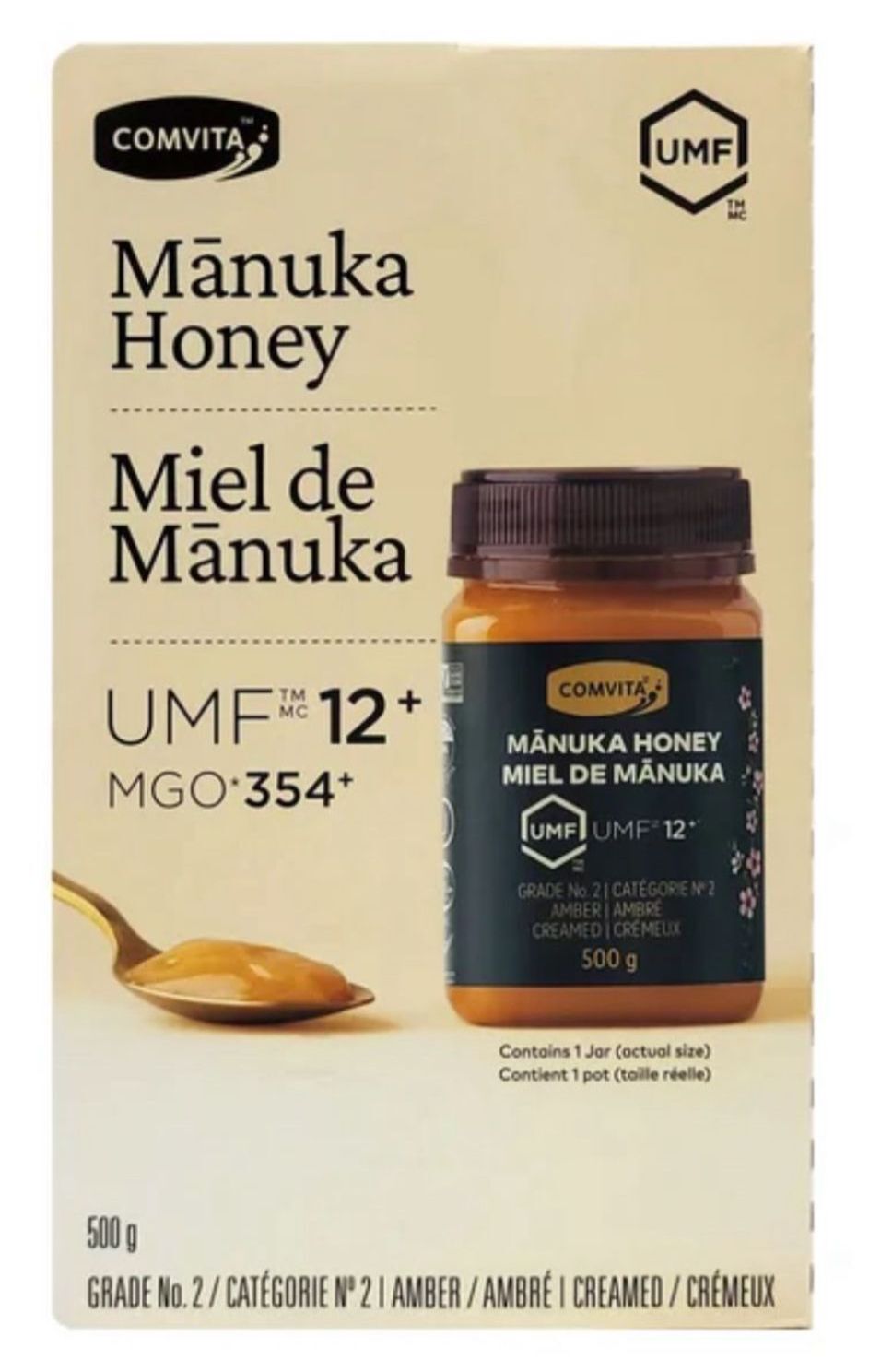 加姐 Comvita 麥盧卡蜂蜜 UMF12+ 500g *滿$899包京東送貨上門* CC53