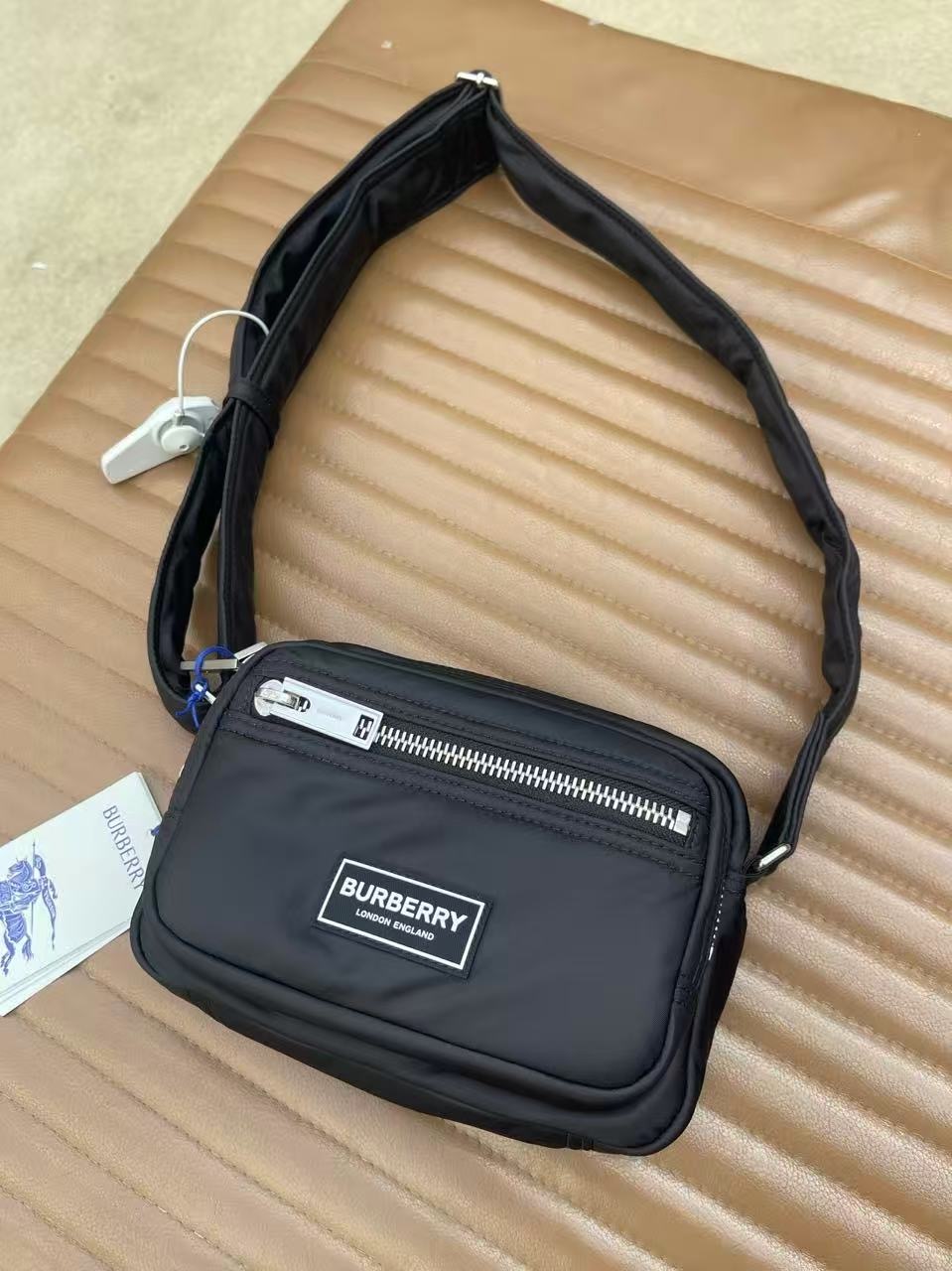 Burberry Warner Nylon crossbody bag black