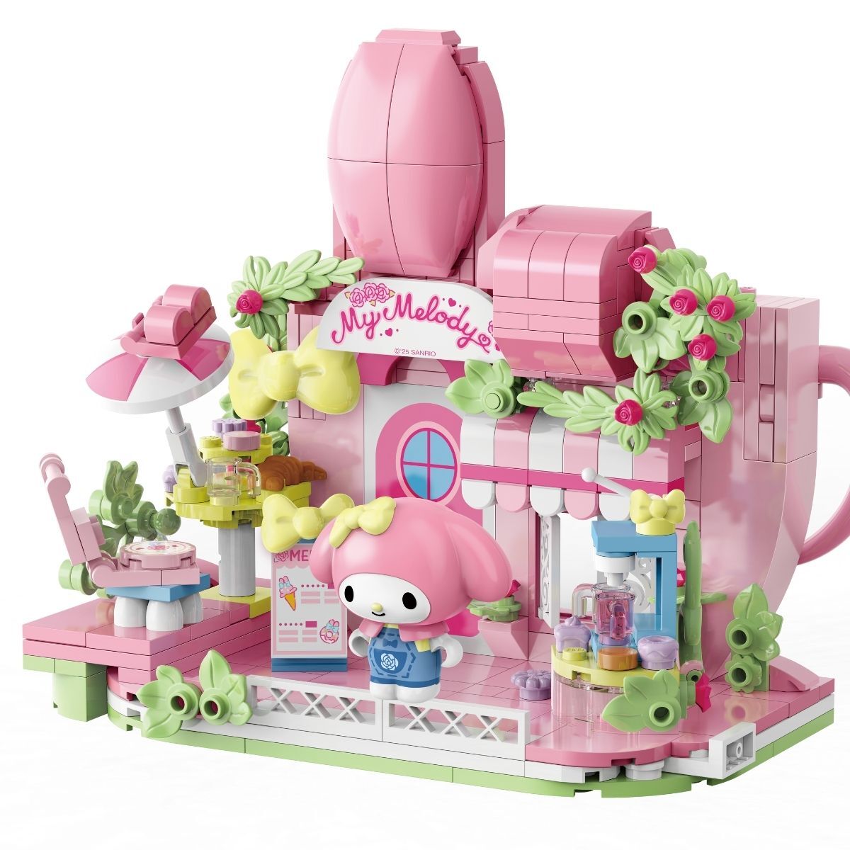 My Melody 粉紅休閒咖啡館造型積木