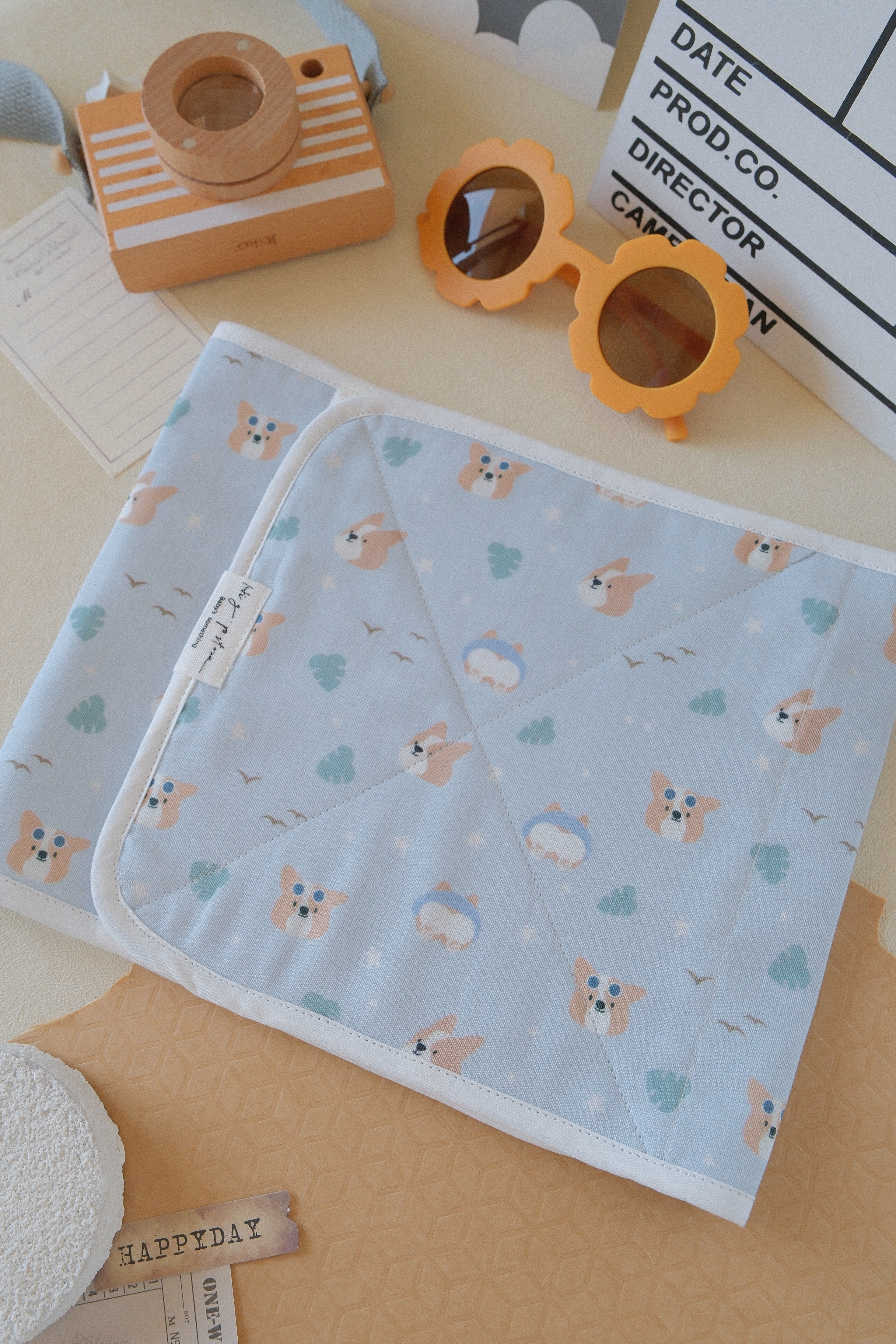 Hi Y.P store-超靜音柔軟肚圍-柯基夏日誌