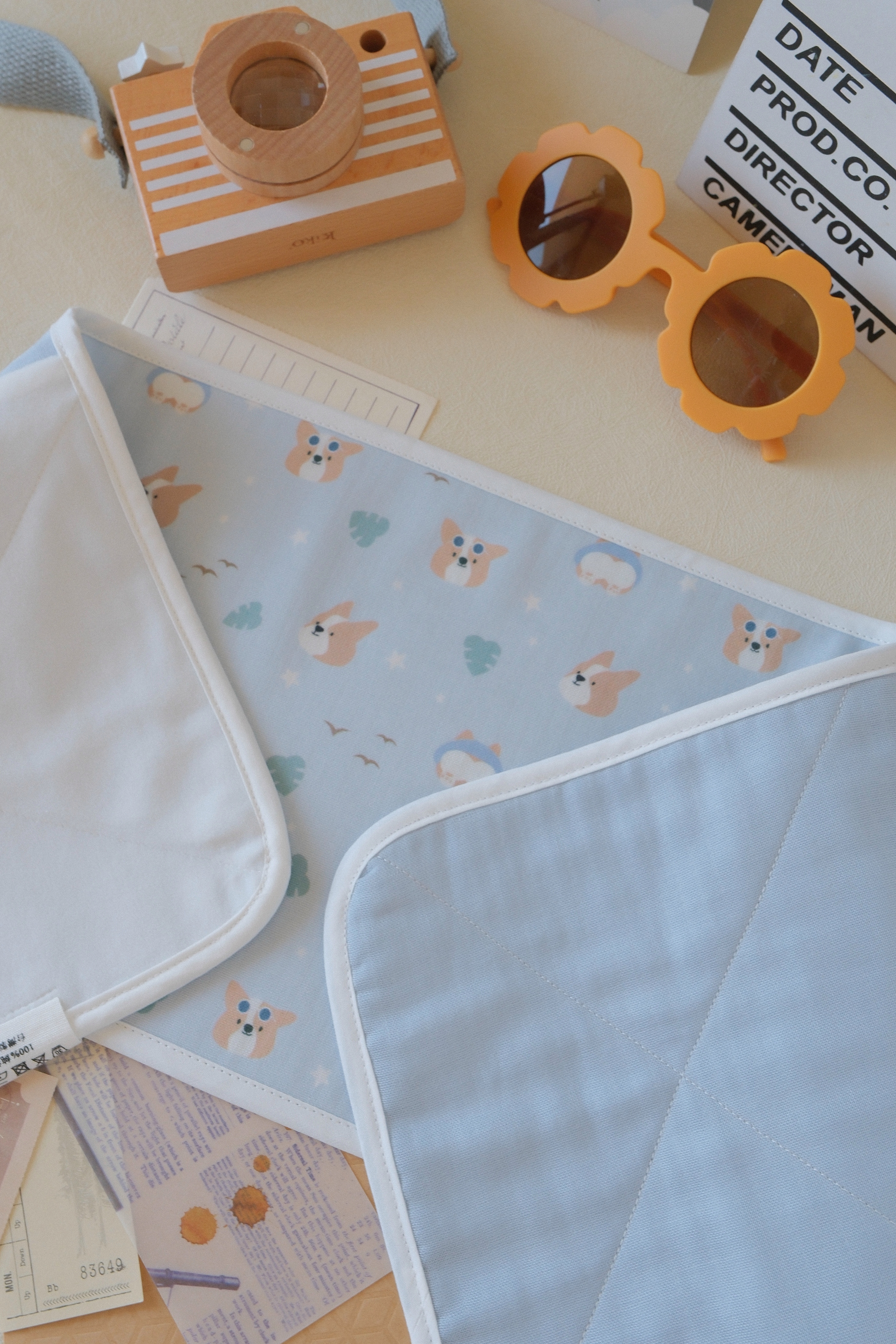 Hi Y.P store-超靜音柔軟肚圍-柯基夏日誌