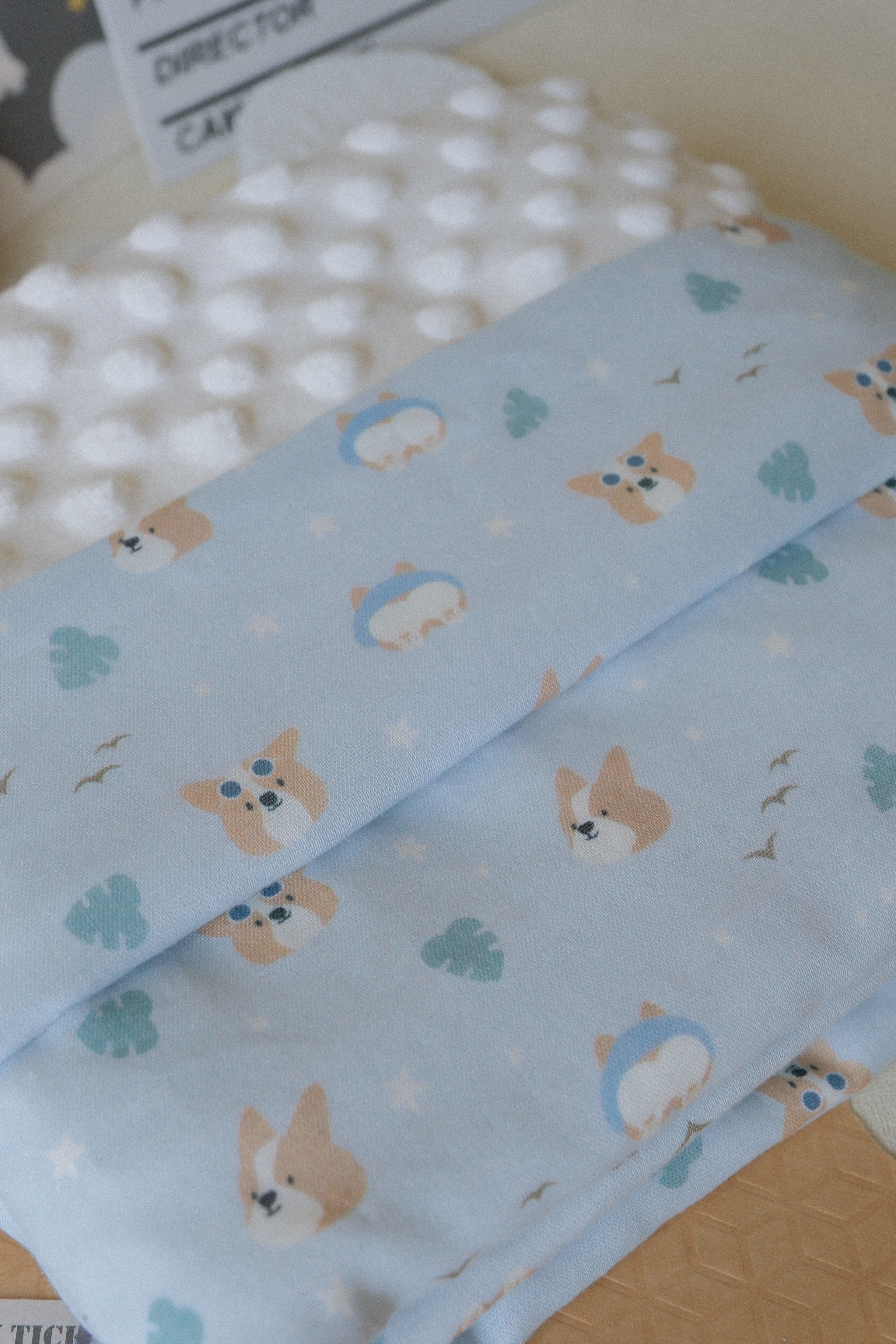 Hi Y.P store-舒眠毯-獨家設計款-柯基夏日誌