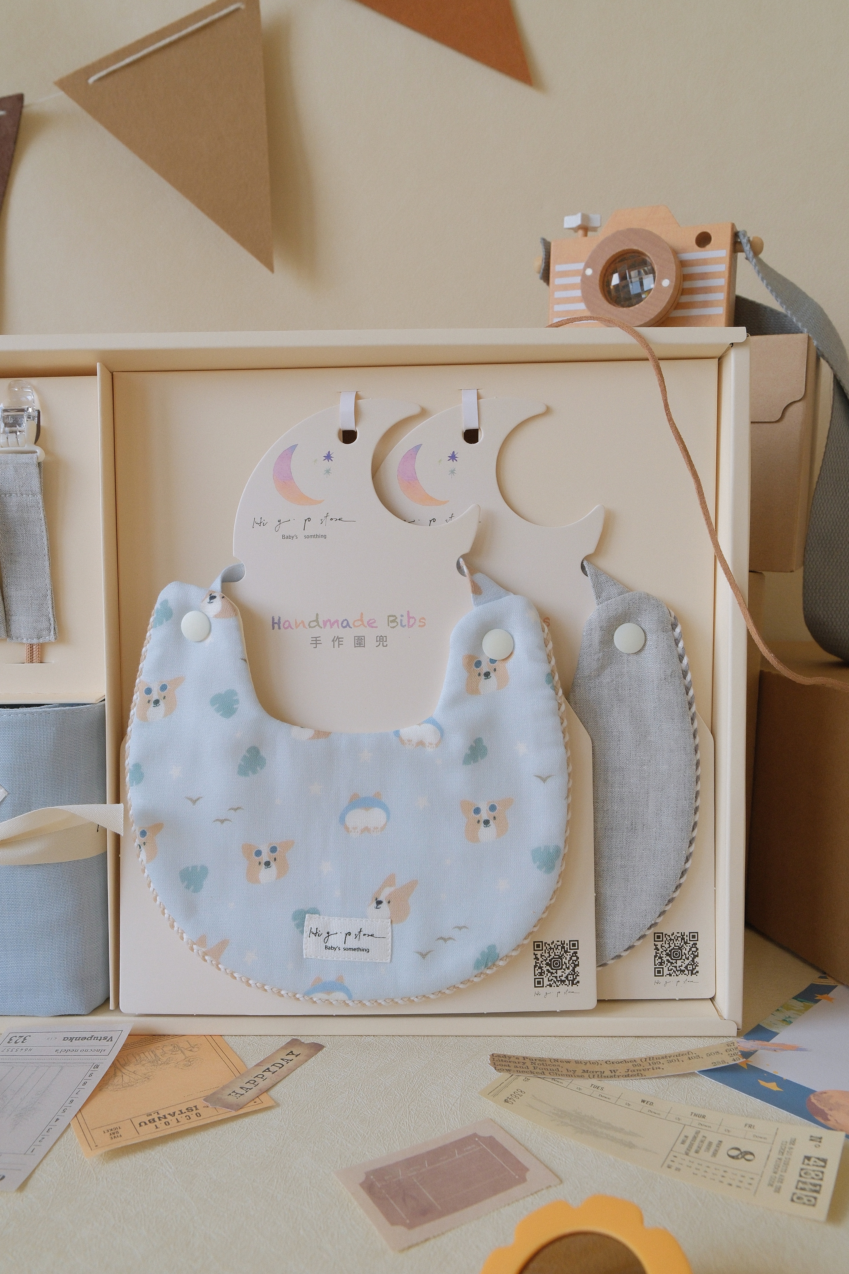 Hi Y.P store-彌月禮盒必備組-獨家設計-柯基夏日誌