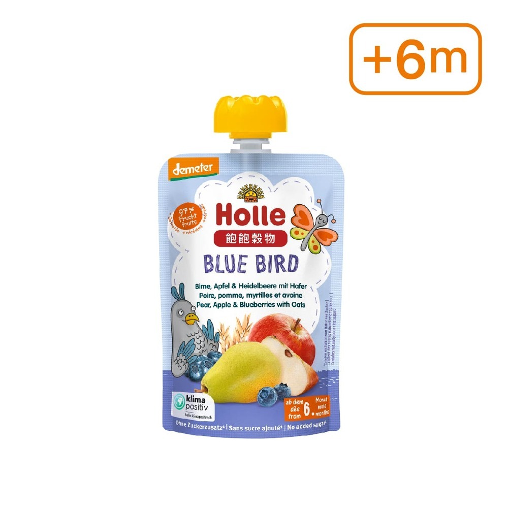 Holle禾樂純境 生物動力果泥-飽飽穀物系列(多款可選)