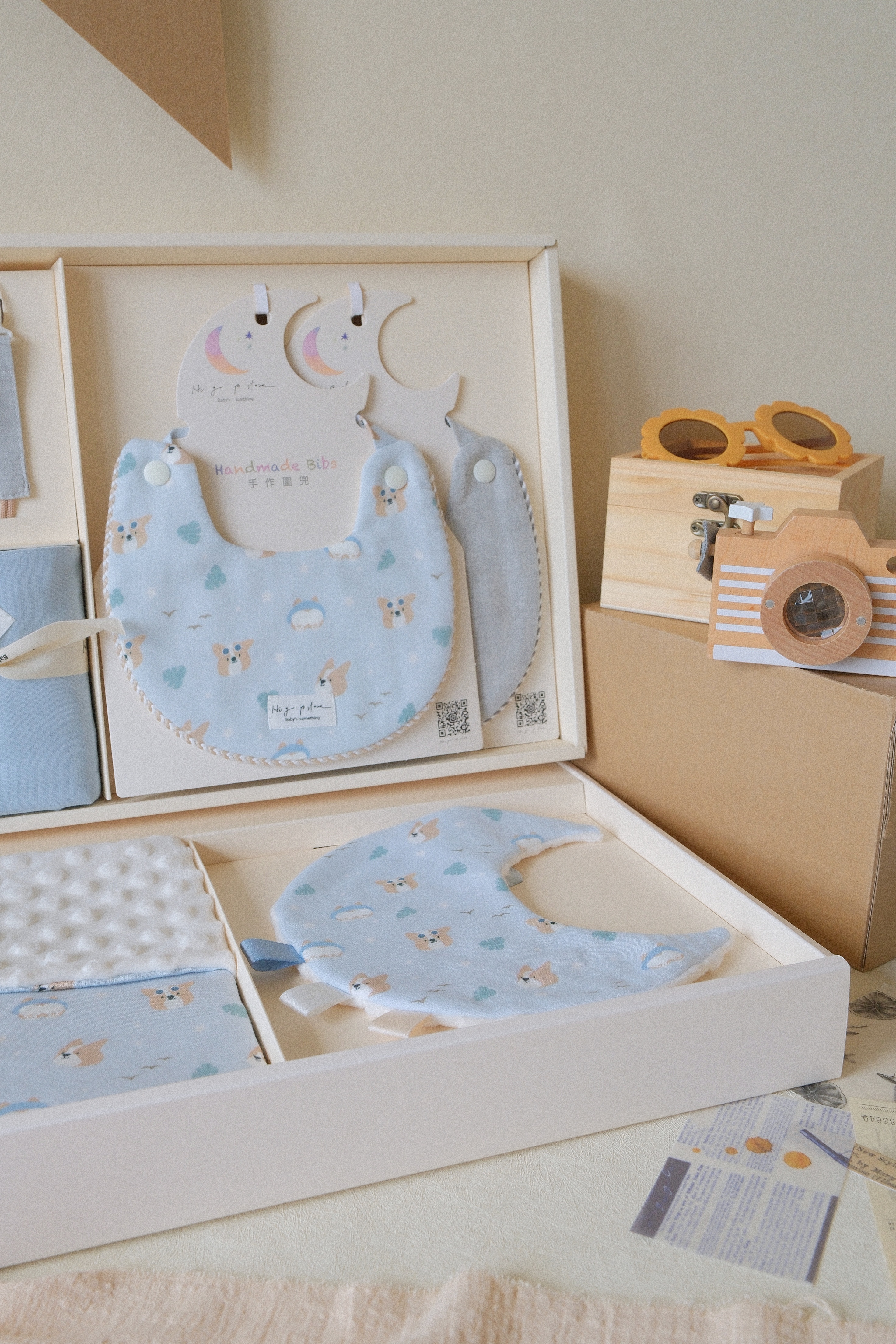 Hi Y.P store-彌月禮盒新生推薦組-獨家設計款-柯基夏日誌