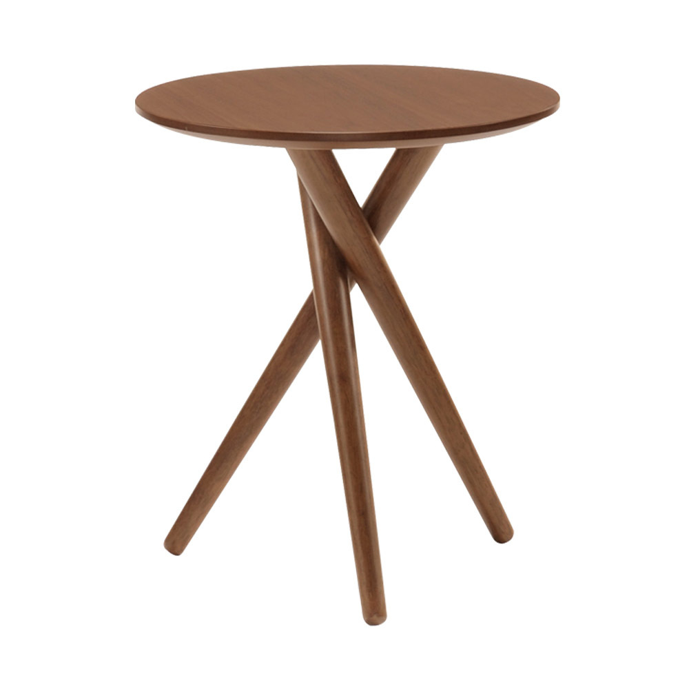 喬諾1.3尺圓型小茶几邊几/邊桌(兩色可選)