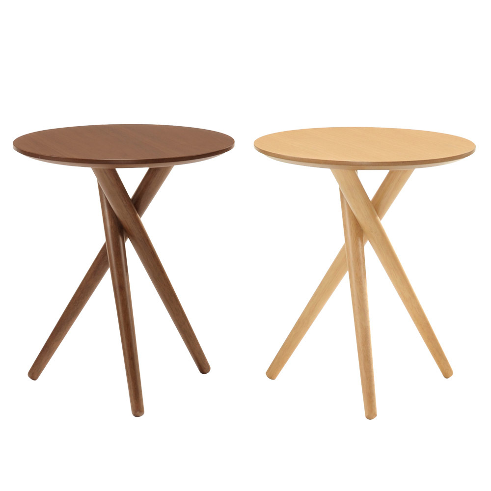 喬諾1.3尺圓型小茶几邊几/邊桌(兩色可選)