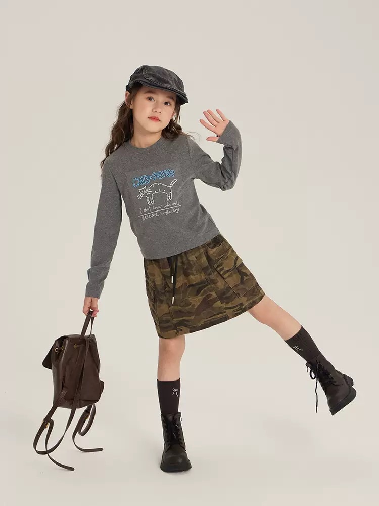 迷彩工裝裙(90-170)