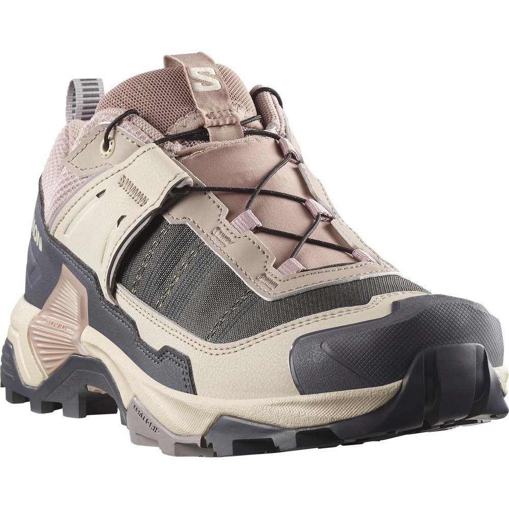 Salomon X ULTRA 5 GORE-TEX 女款 低筒登山鞋 防水健行鞋 478547 燕麥/黑灰/海鷗灰 [HappyOutdoor]