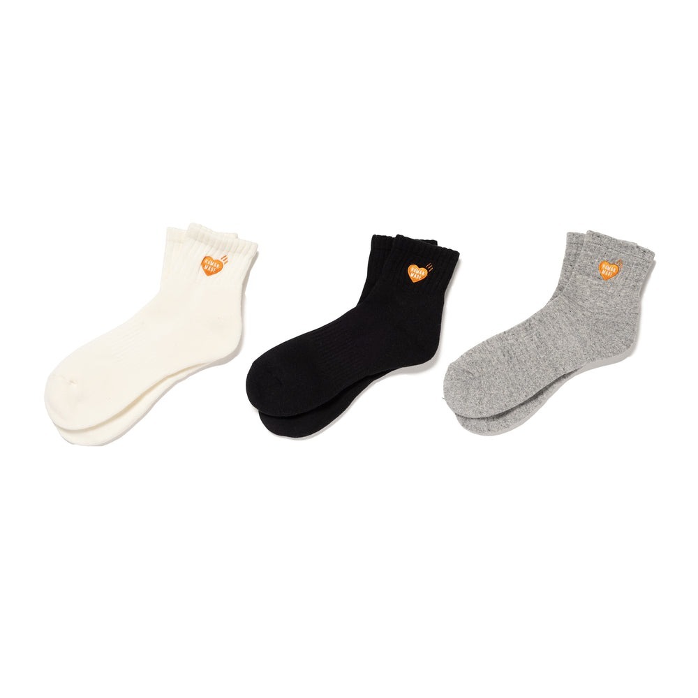 預購┃日本製 HUMAN MADE PILE SHORT SOCKS 橘色 愛心 襪子 短襪