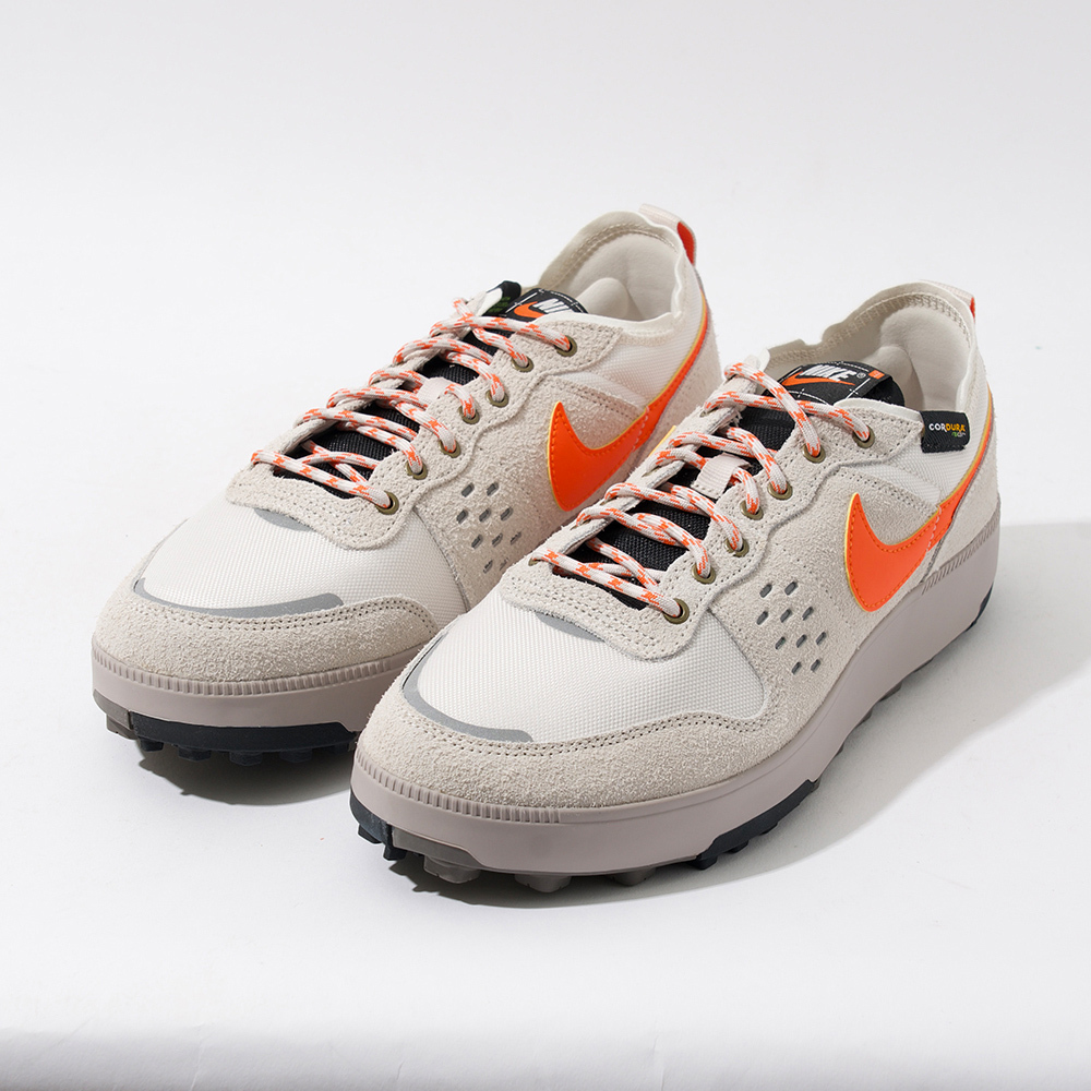 Nike C1ty PRM 男 米灰橘 休閒 麂皮 網布 透氣 復古 厚底 運動 休閒鞋 HJ4316-001