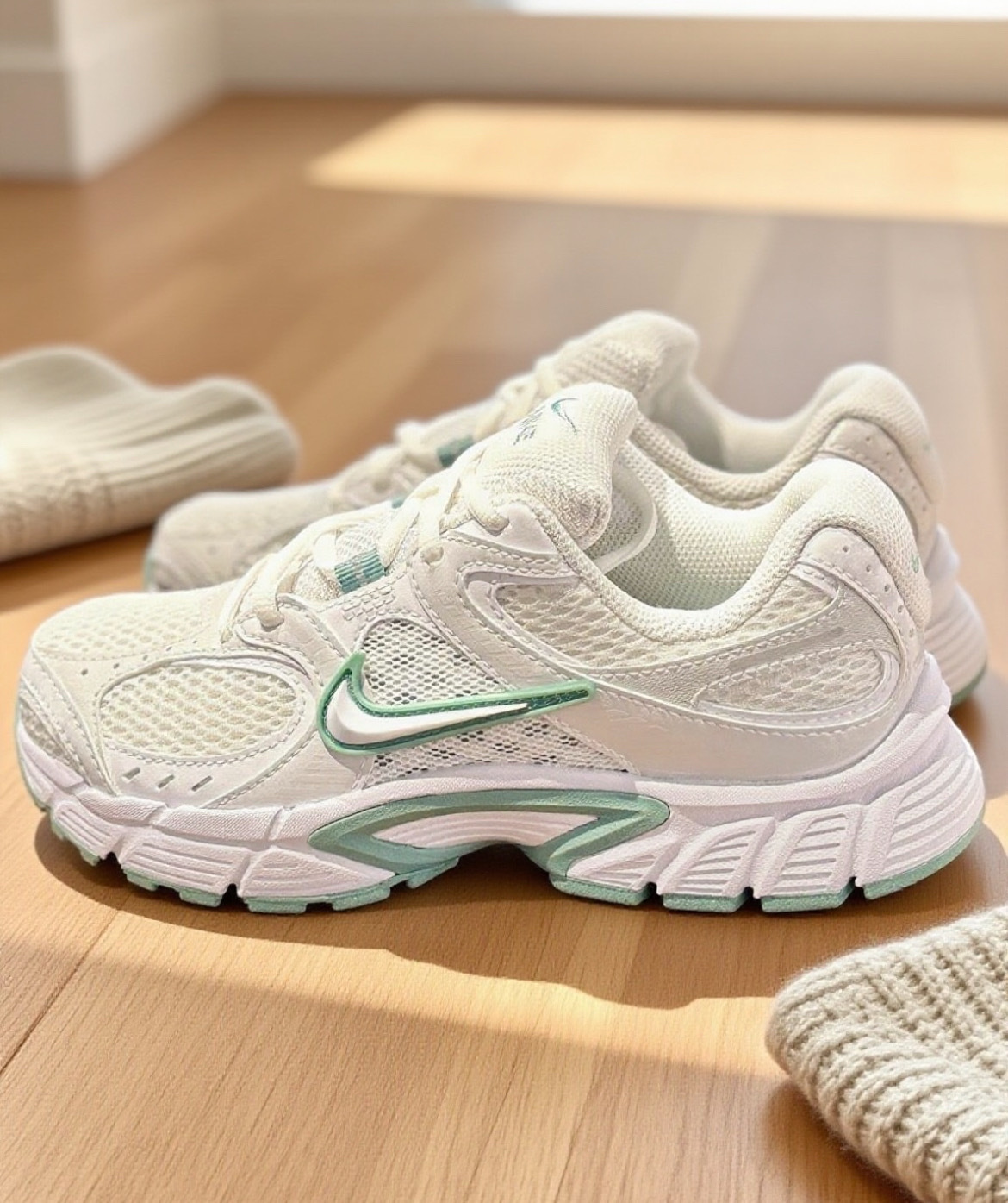 女鞋 NIKE W V5 RNR 白綠色 復古 休閒 透氣 慢跑鞋【HQ7901-106】NLV5