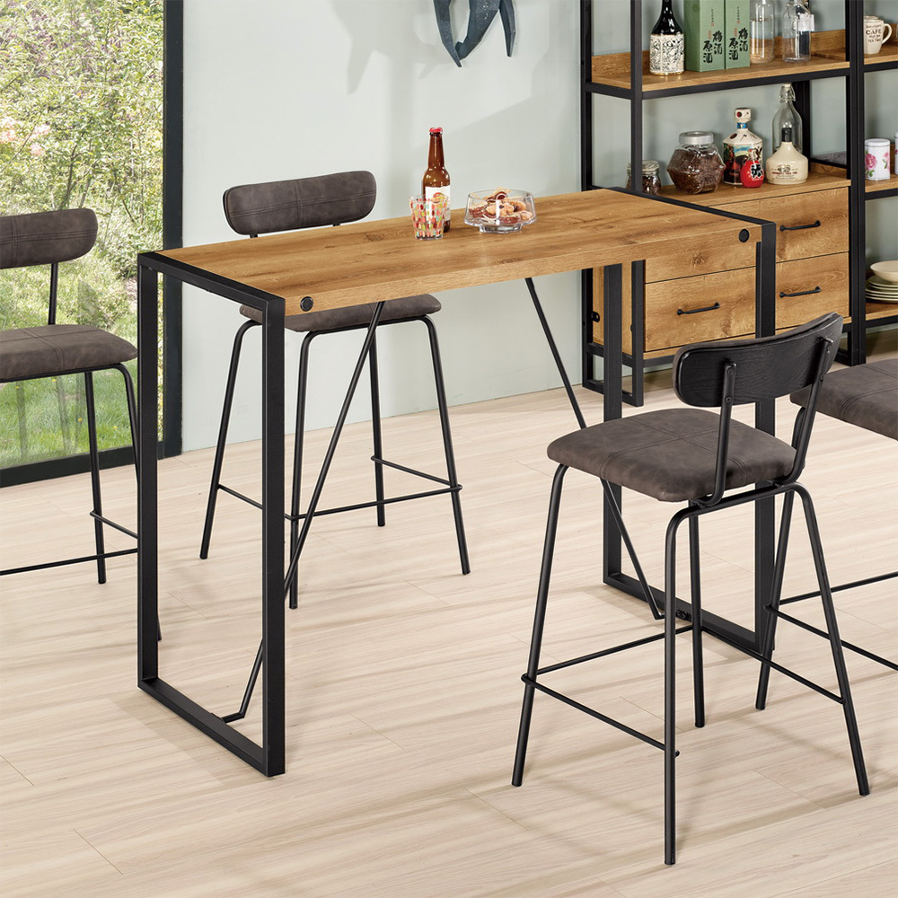 凱特4尺工業風吧台桌/洽談桌/休閒桌