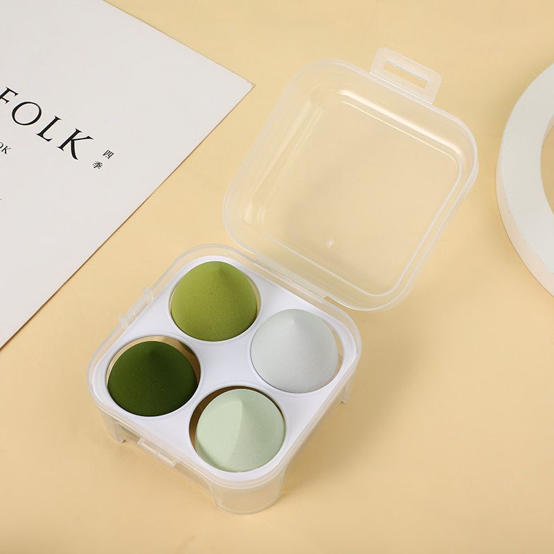 #N/A - 超柔軟 氣墊粉撲美妝蛋 (綠色) 4個裝