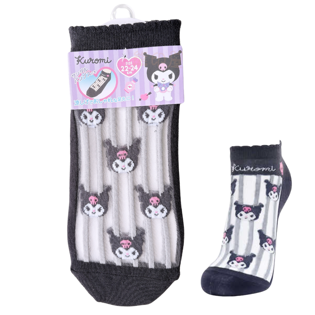 Kuromi半透明襪子 (22-24cm) (平行進口)