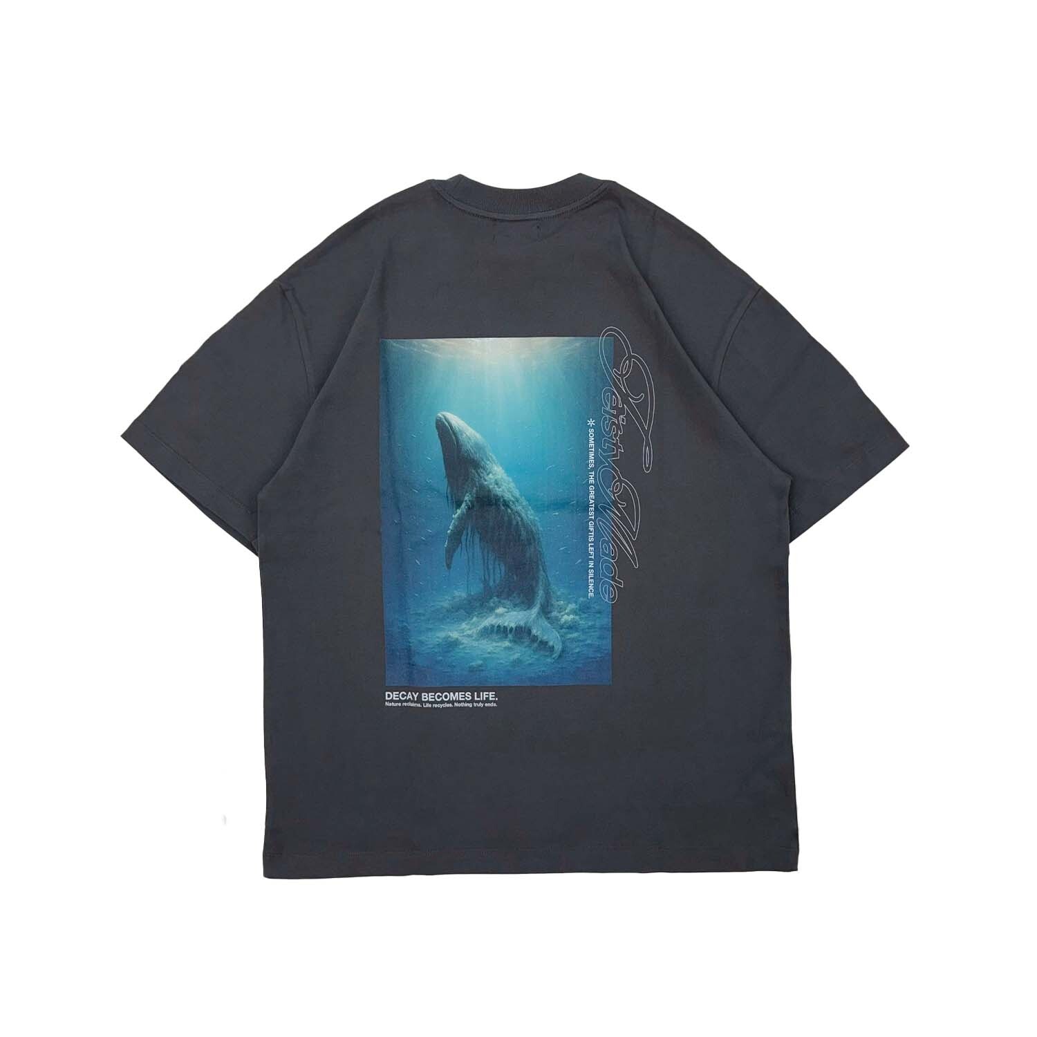 FEISTY WHALE FALL TEE 鯨落短袖 水洗灰 FS-US25-42 [台灣現貨]