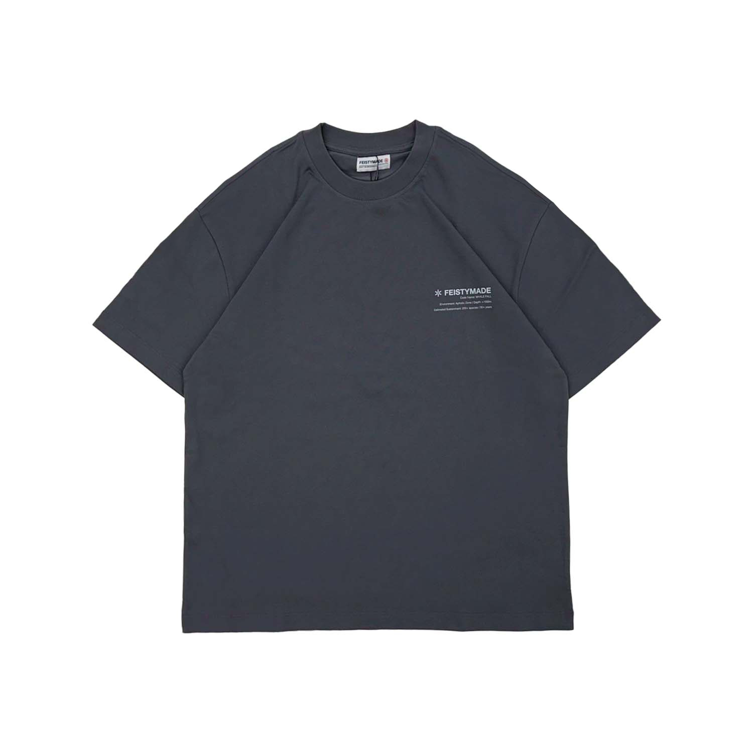 FEISTY WHALE FALL TEE 鯨落短袖 水洗灰 FS-US25-42 [台灣現貨]