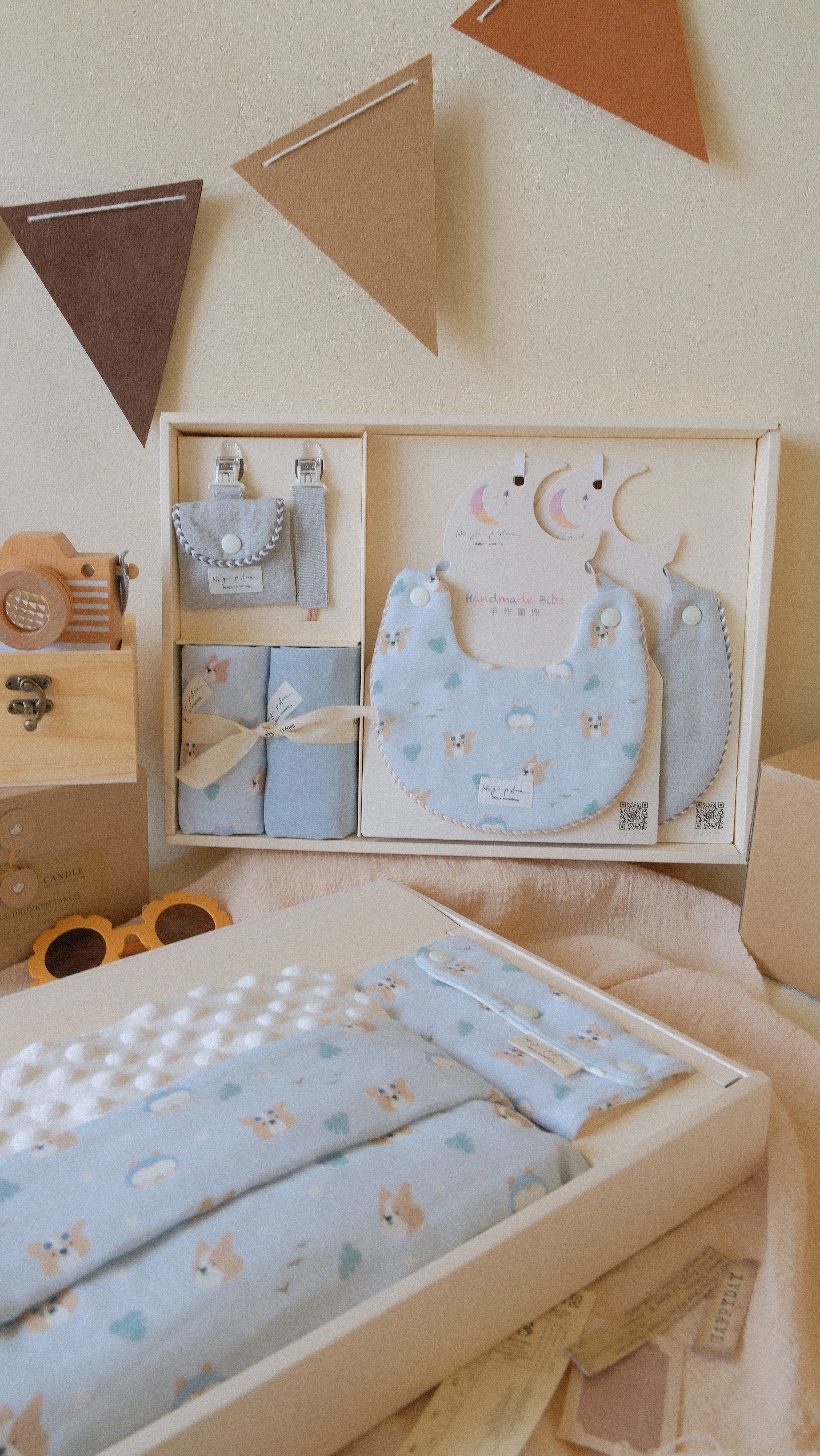 Hi Y.P store-彌月禮盒收涎推薦組-獨家設計-柯基夏日誌