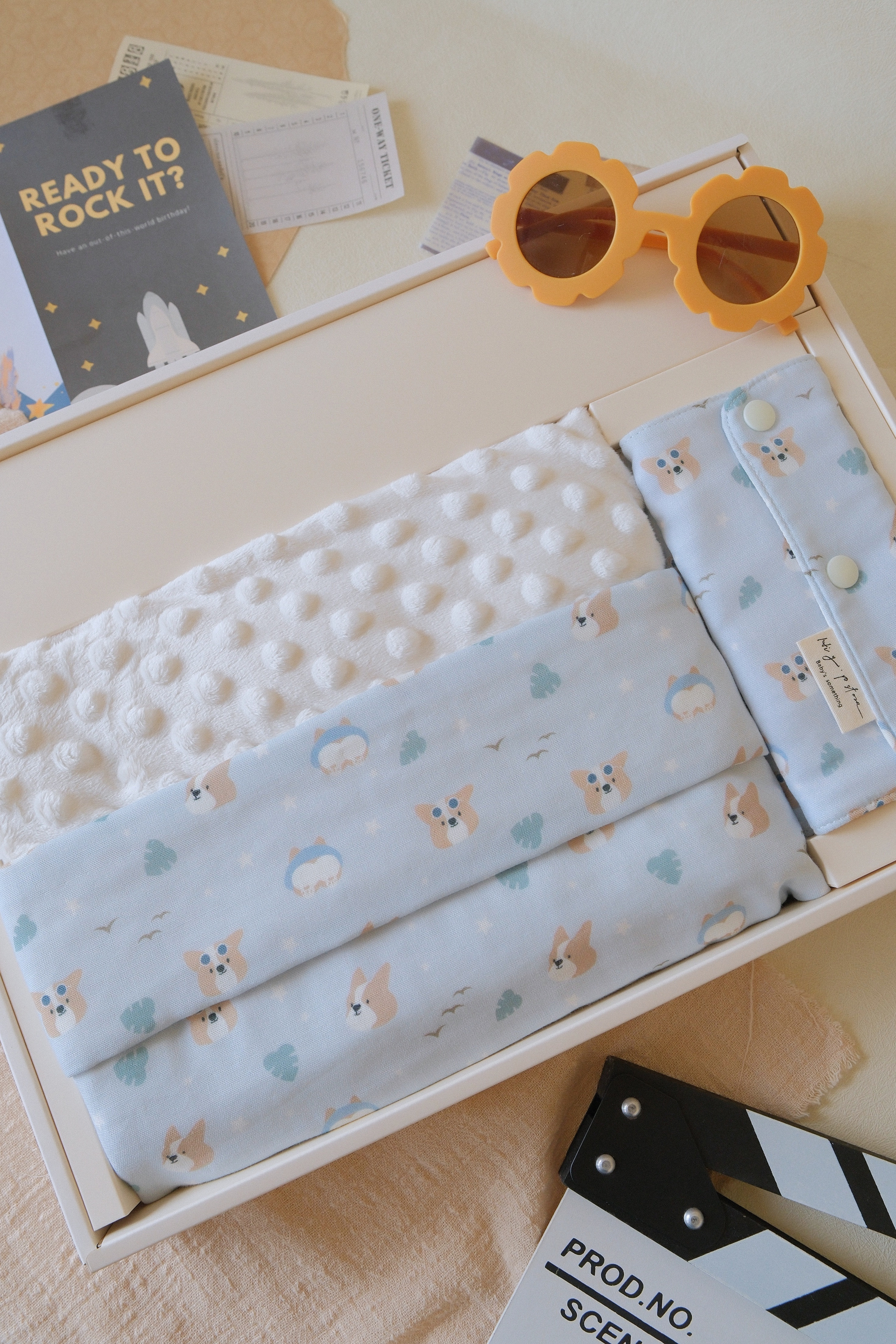 Hi Y.P store-彌月禮盒收涎推薦組-獨家設計-柯基夏日誌