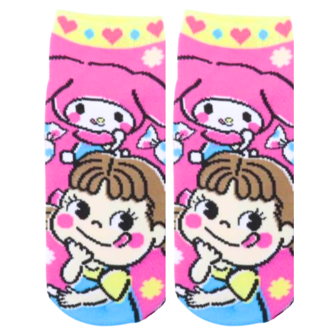 My Melody X 牛奶妹襪子(22-24cm) (平行進口)