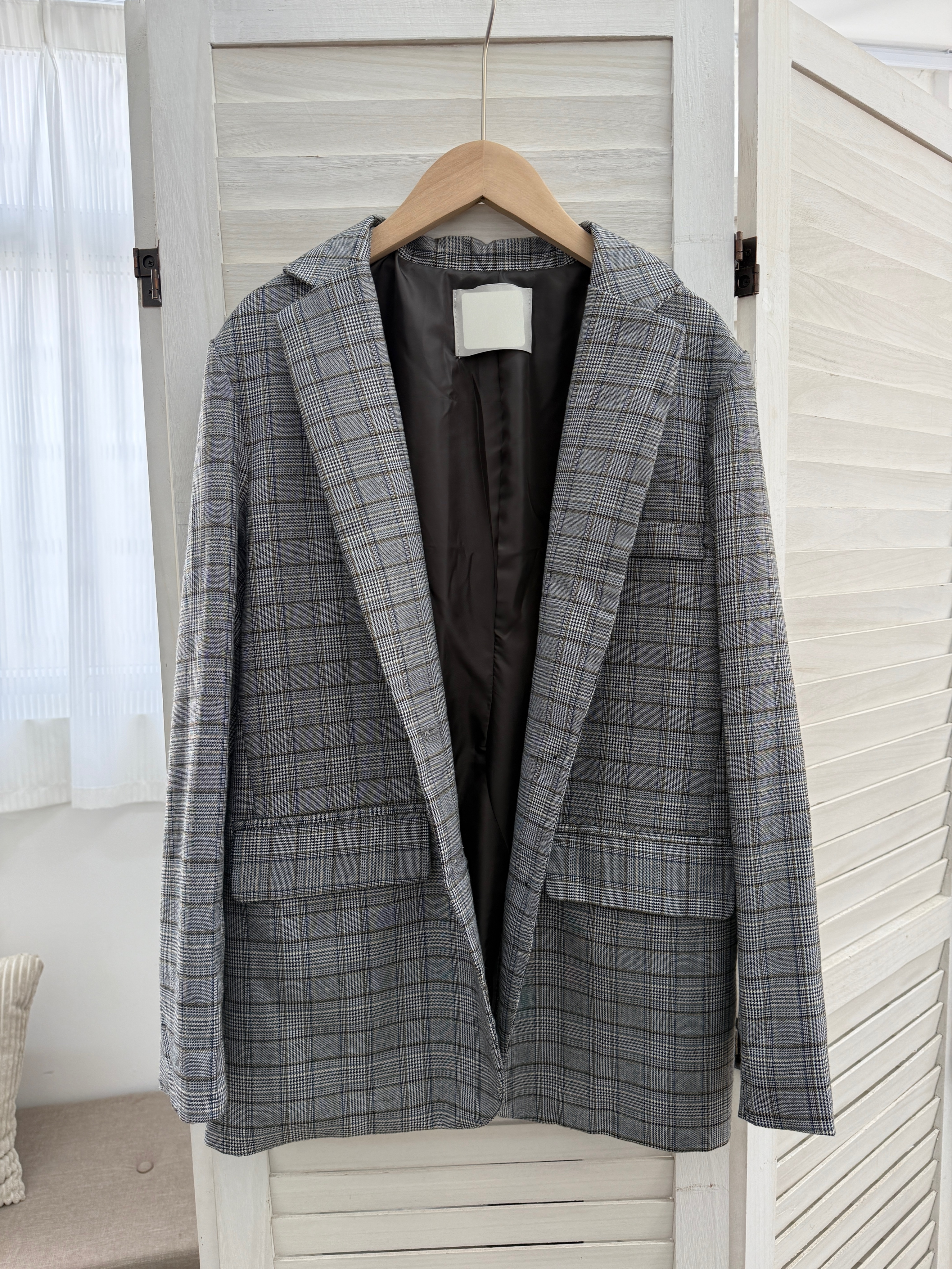 SALE格紋西裝外套