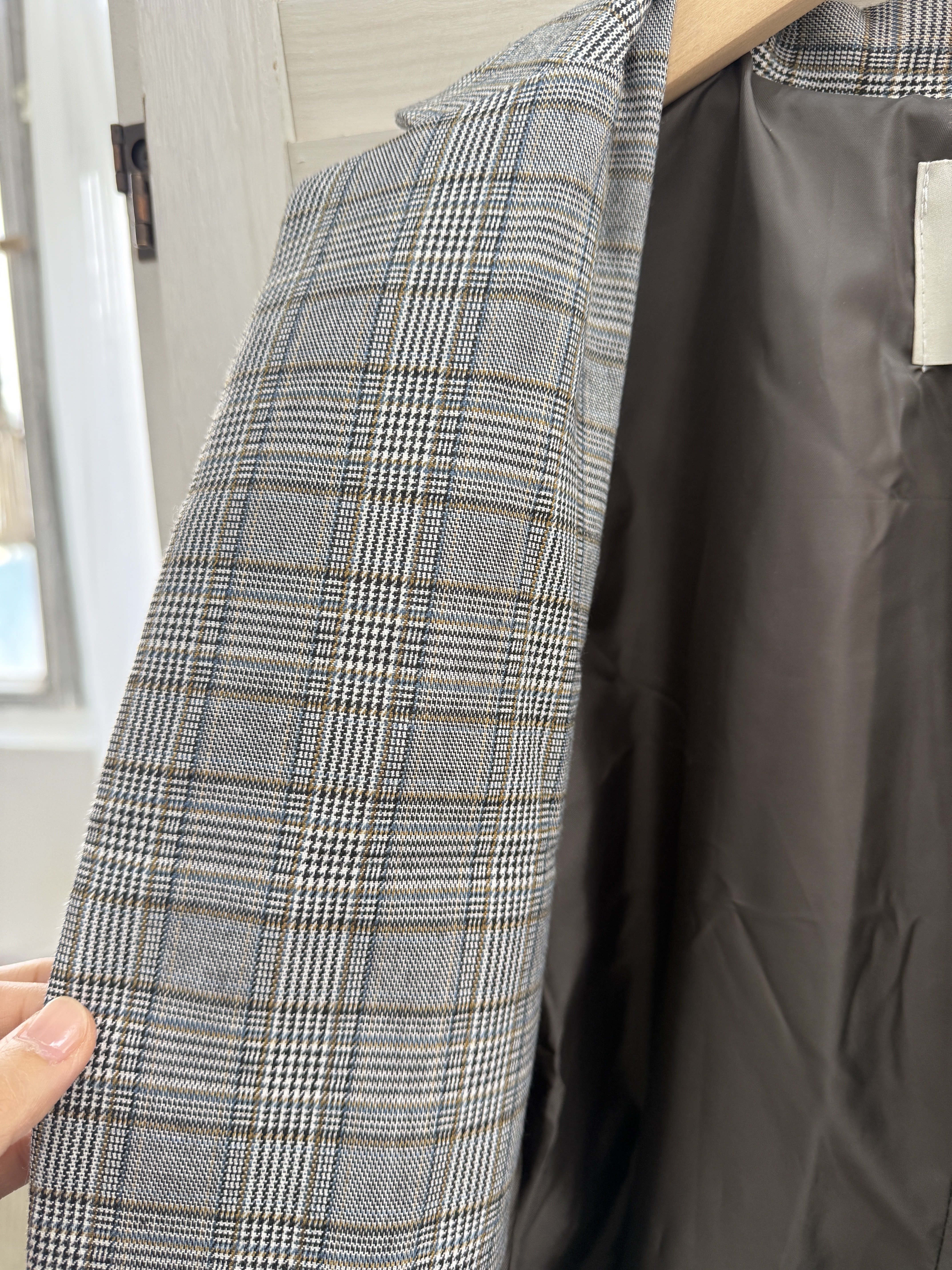 SALE格紋西裝外套