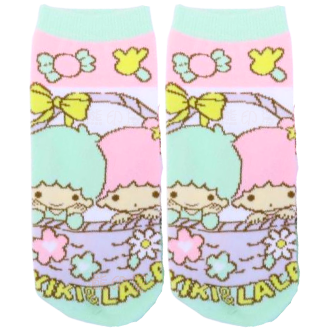 Little Twin Stars 籃子款襪子(22-24cm)(平行進口)