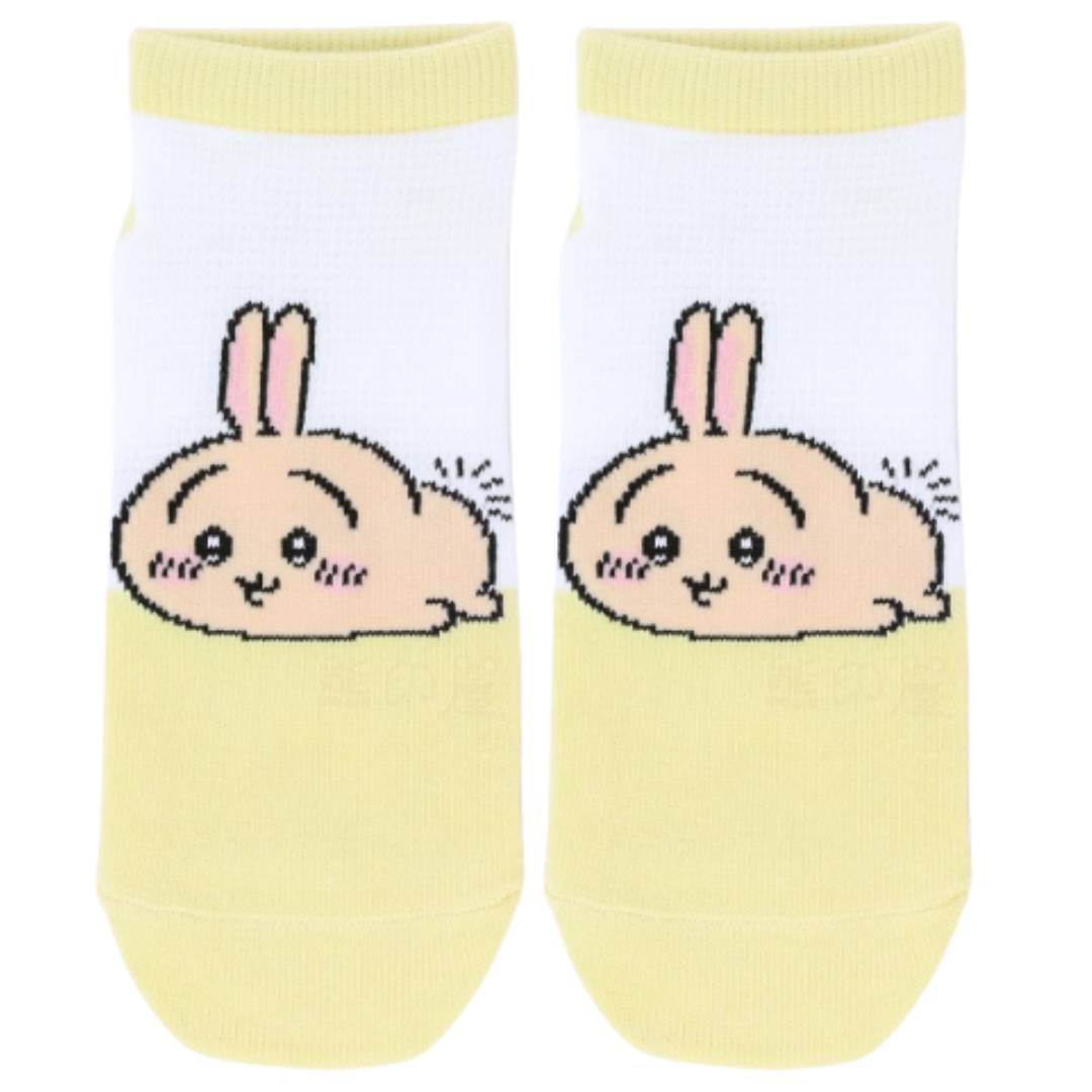Chiikawa兔子襪子 (23-25cm) (黃)
