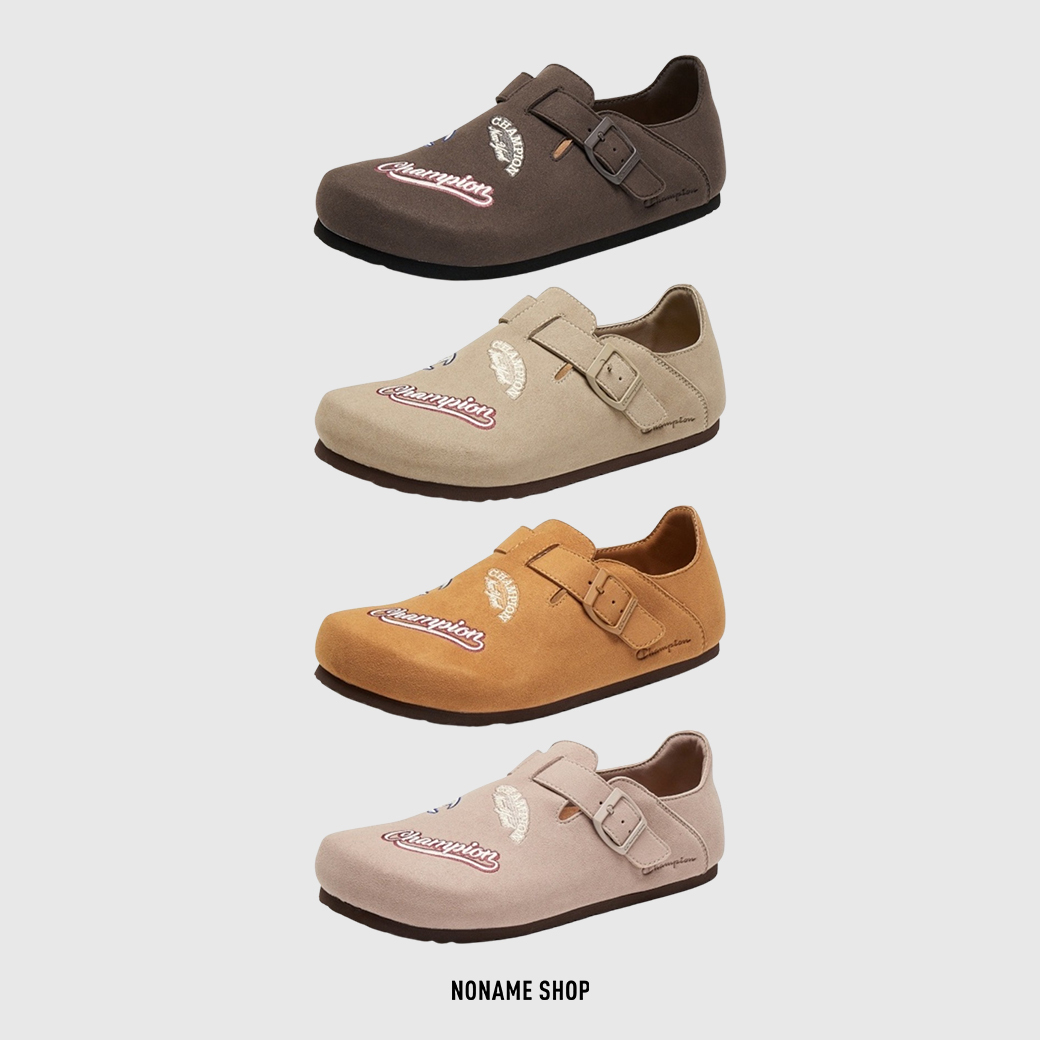 CHAMPION ROCHESTER SANDAL BRIKEN 勃肯鞋 電繡 圖騰 懶人鞋 四色 (男/女款)