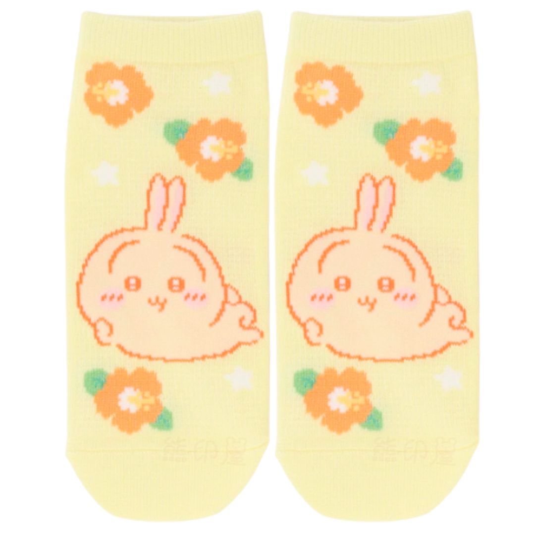 Chiikawa夏威夷款兔子襪子,風獅爺襪子各一對 (23-25cm)