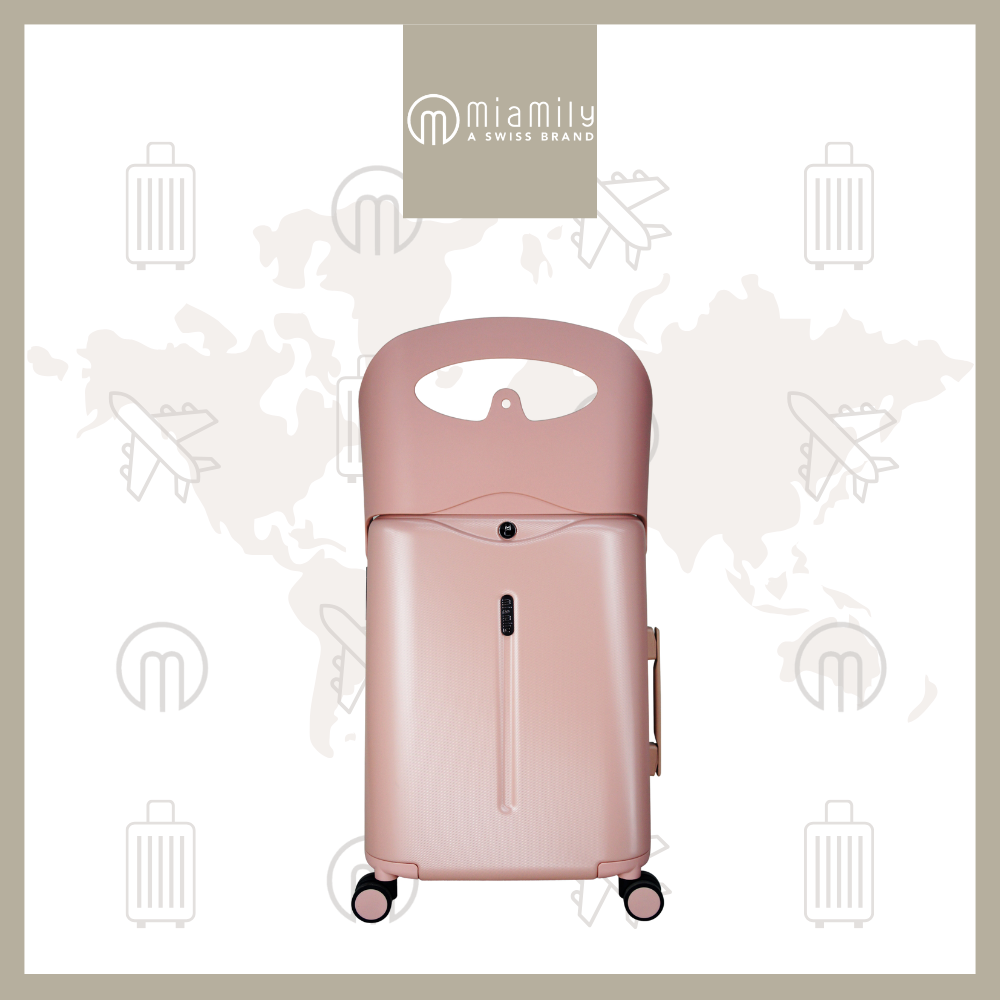 MiaMily 18" Carry On Luggage - Dusty Pink