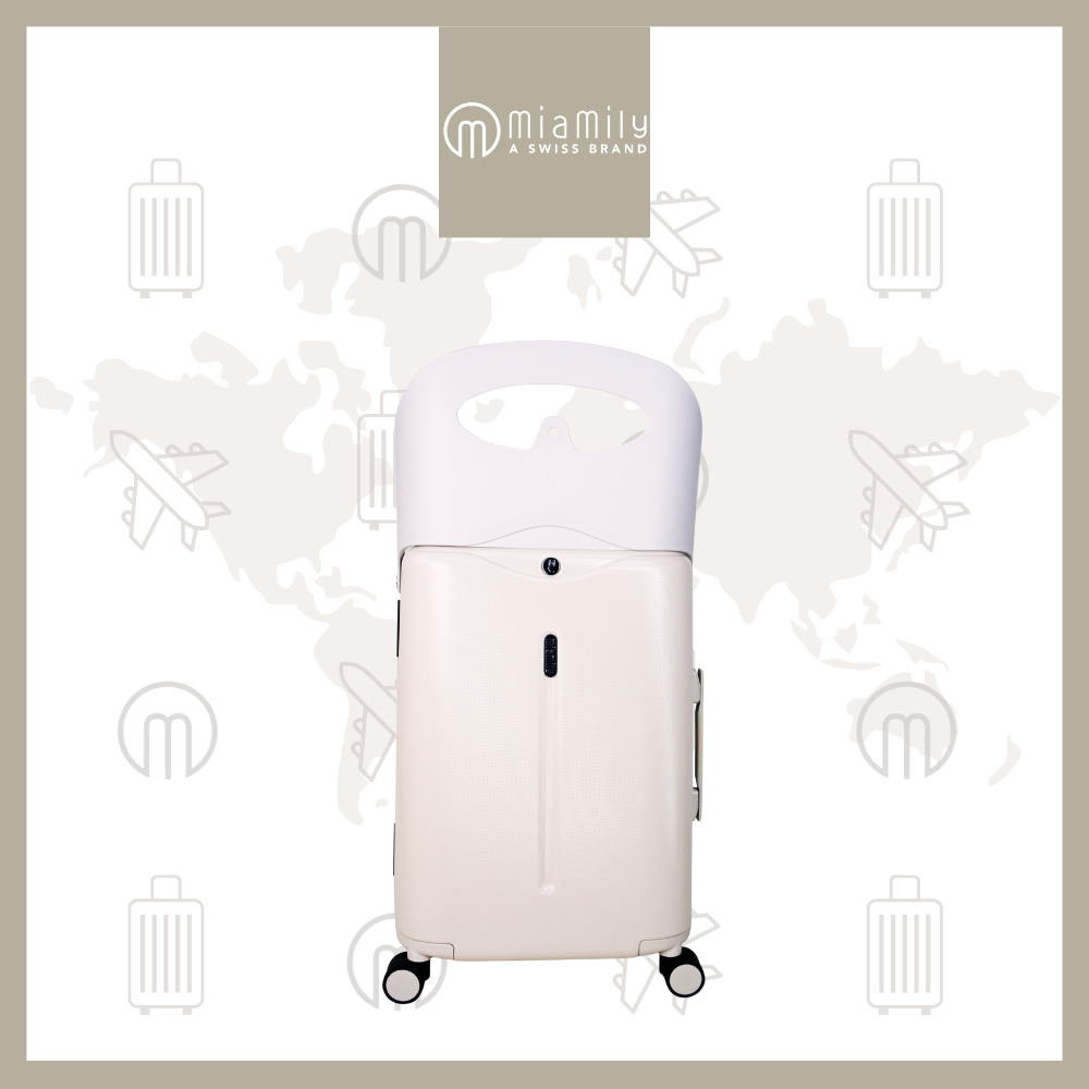 MiaMily 18" Carry On Luggage - Mist Grey