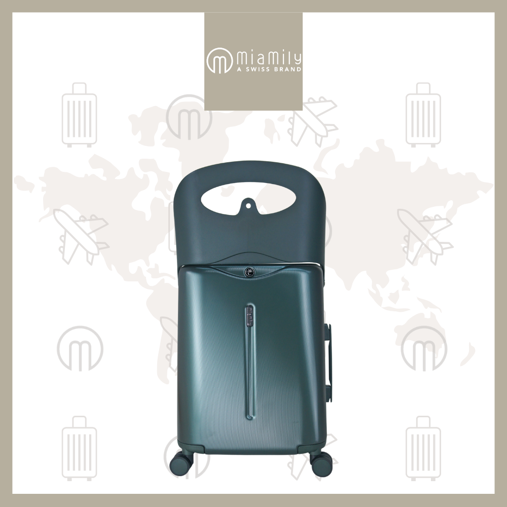 MiaMily 18" Carry On Luggage - Forest Green