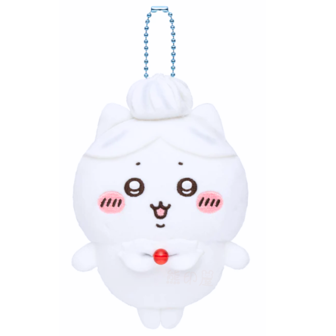 Chiikawa生日系列小八貓忌廉款毛公仔掛飾吊飾