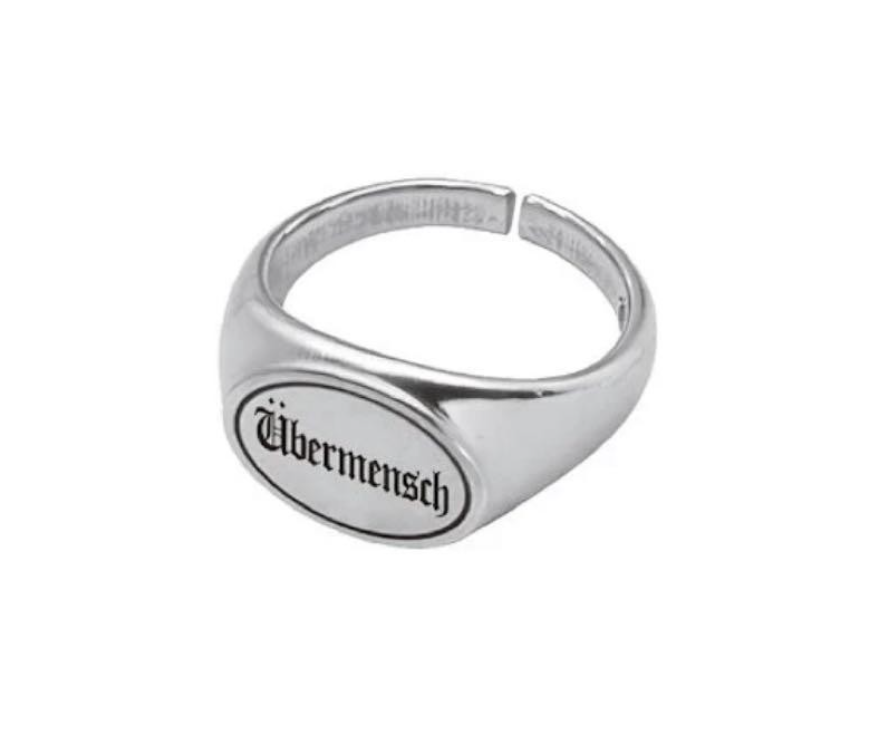-(C015)-G-DRAGON UBERMENSCH SILVER RING 權志龍 戒指 GD 會場限定 現貨