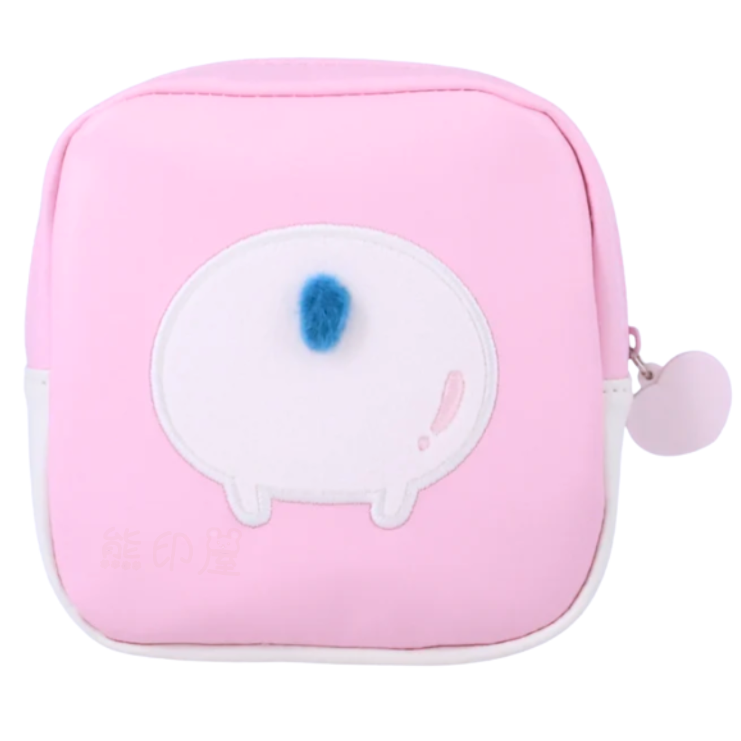 Chiikawa小八貓水蜜桃款化妝袋萬用包