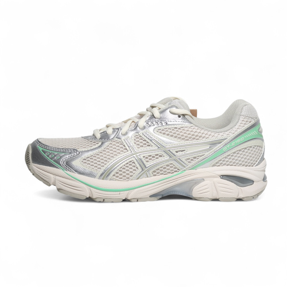 ASICS 慢跑鞋 GT-2160 米黃 銀 綠 復古 女 1203A275025