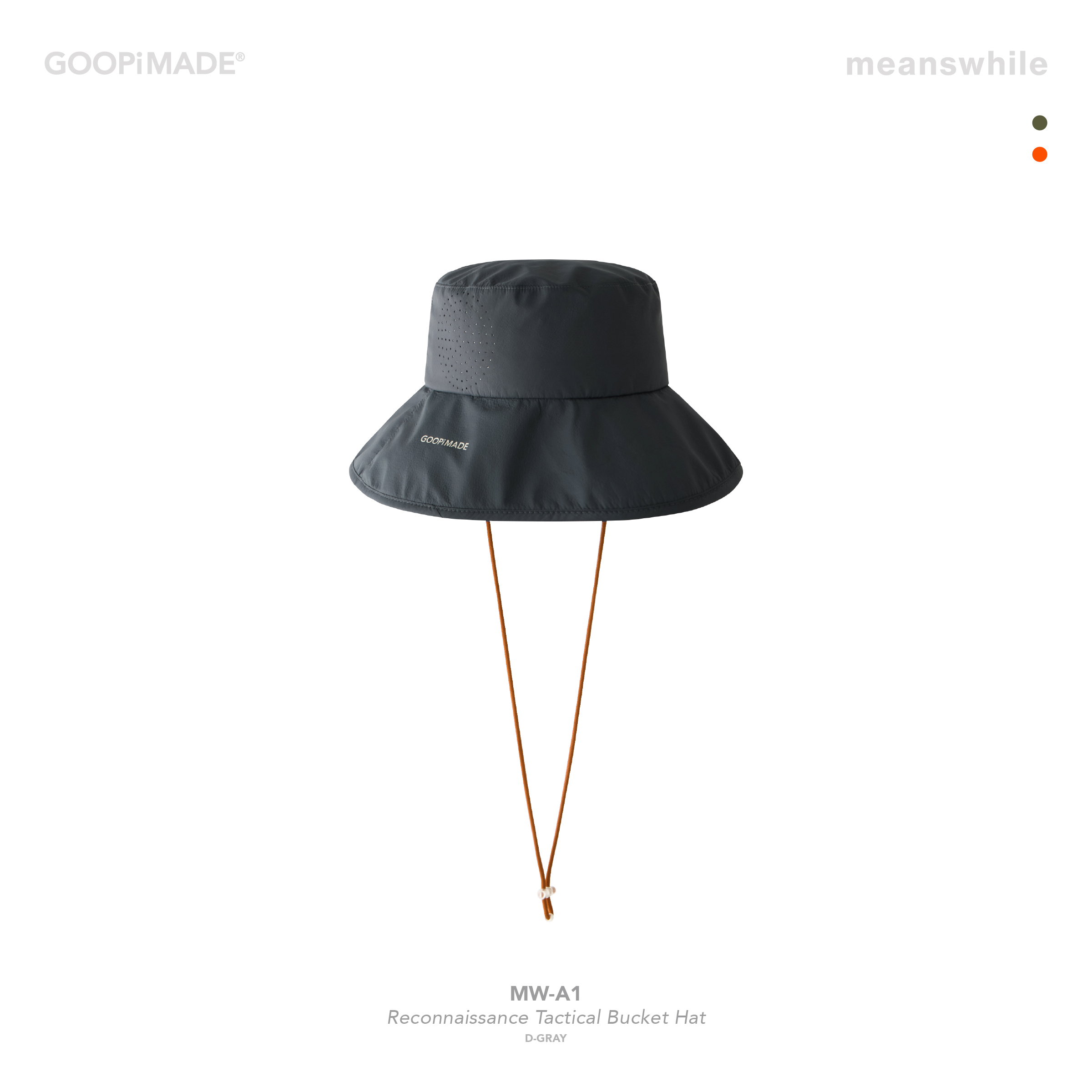 GOOPiMADE “MW-A1” Reconnaissance Tactical Bucket Hat - D-Gray