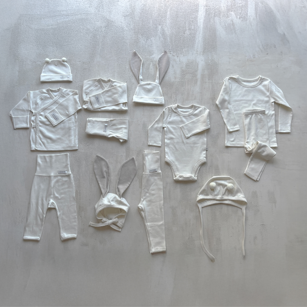 Nuvo baby包屁衣套裝(neutral)