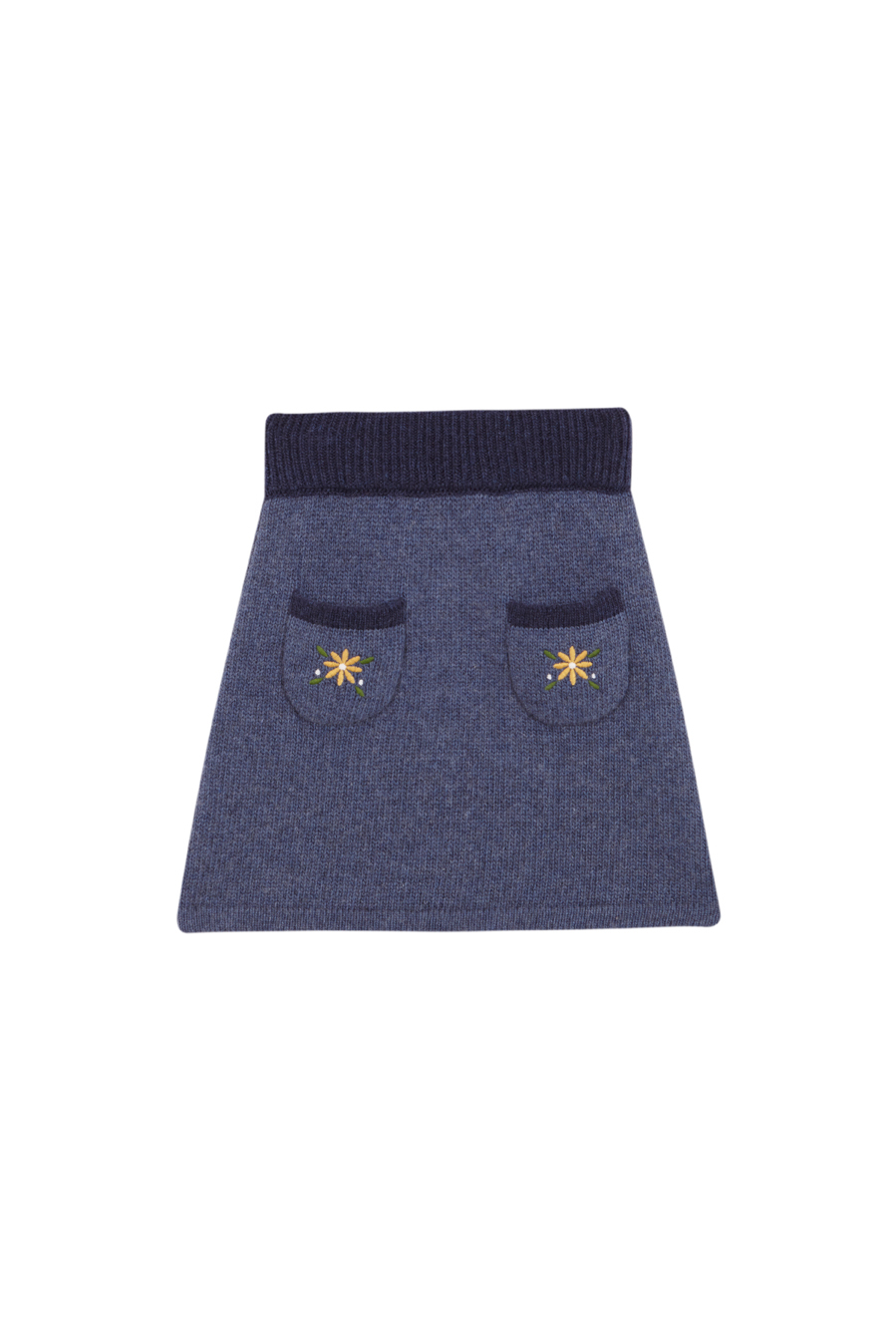 BIRINIT PETIT 針織刺繡迷你裙 Anabela knit embroidered mini skirt