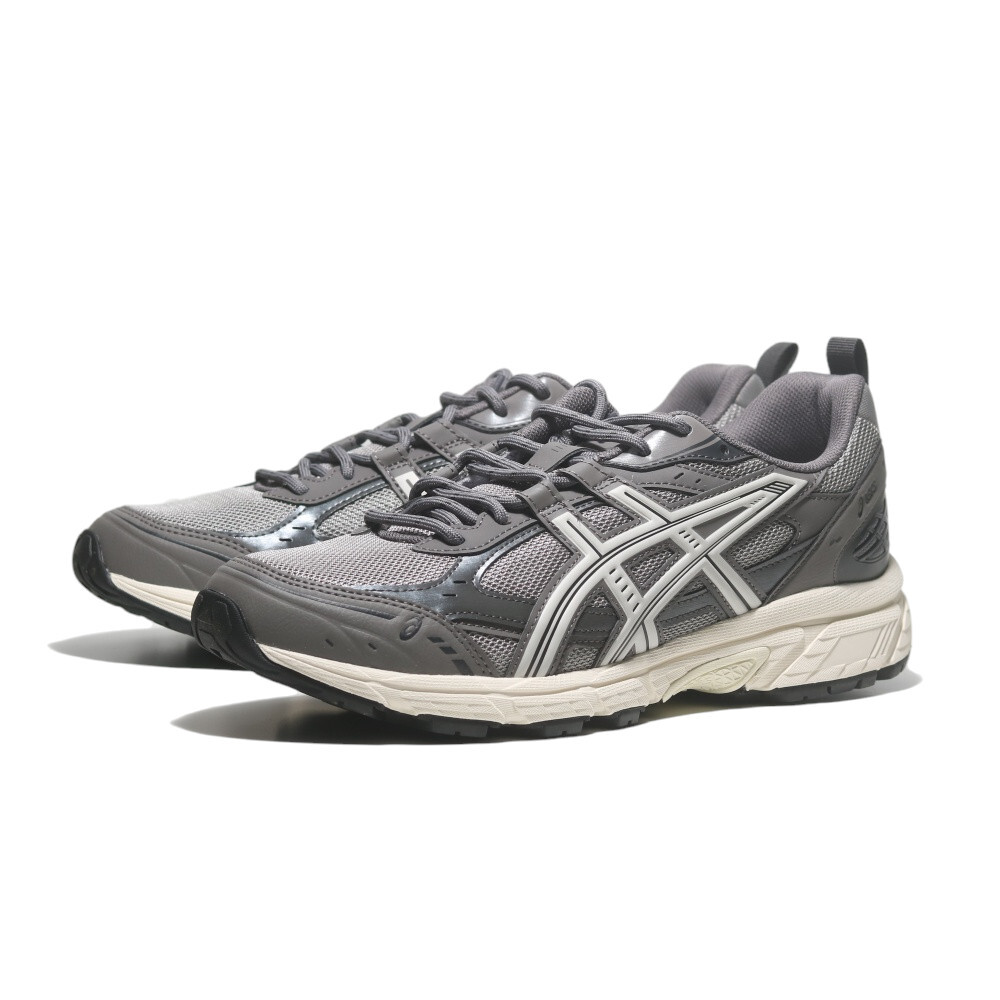 ASICS 慢跑鞋 GEL-NUNOBIKI 灰 奶油 復古 越野鞋 男 1203A536022