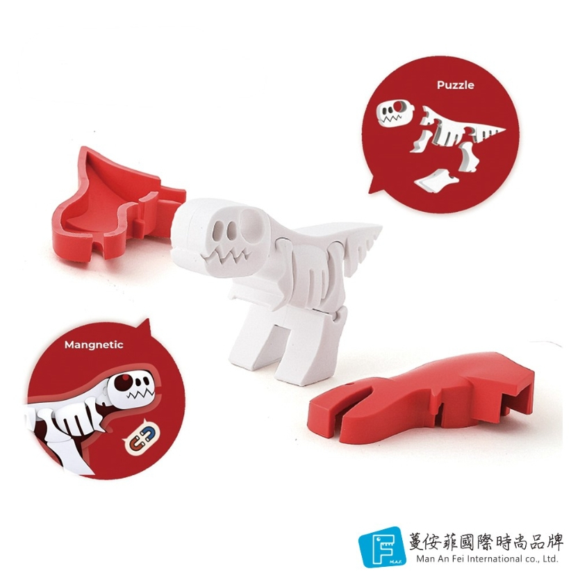 【樂森藥局】3D磁吸骨骼拼圖 多款