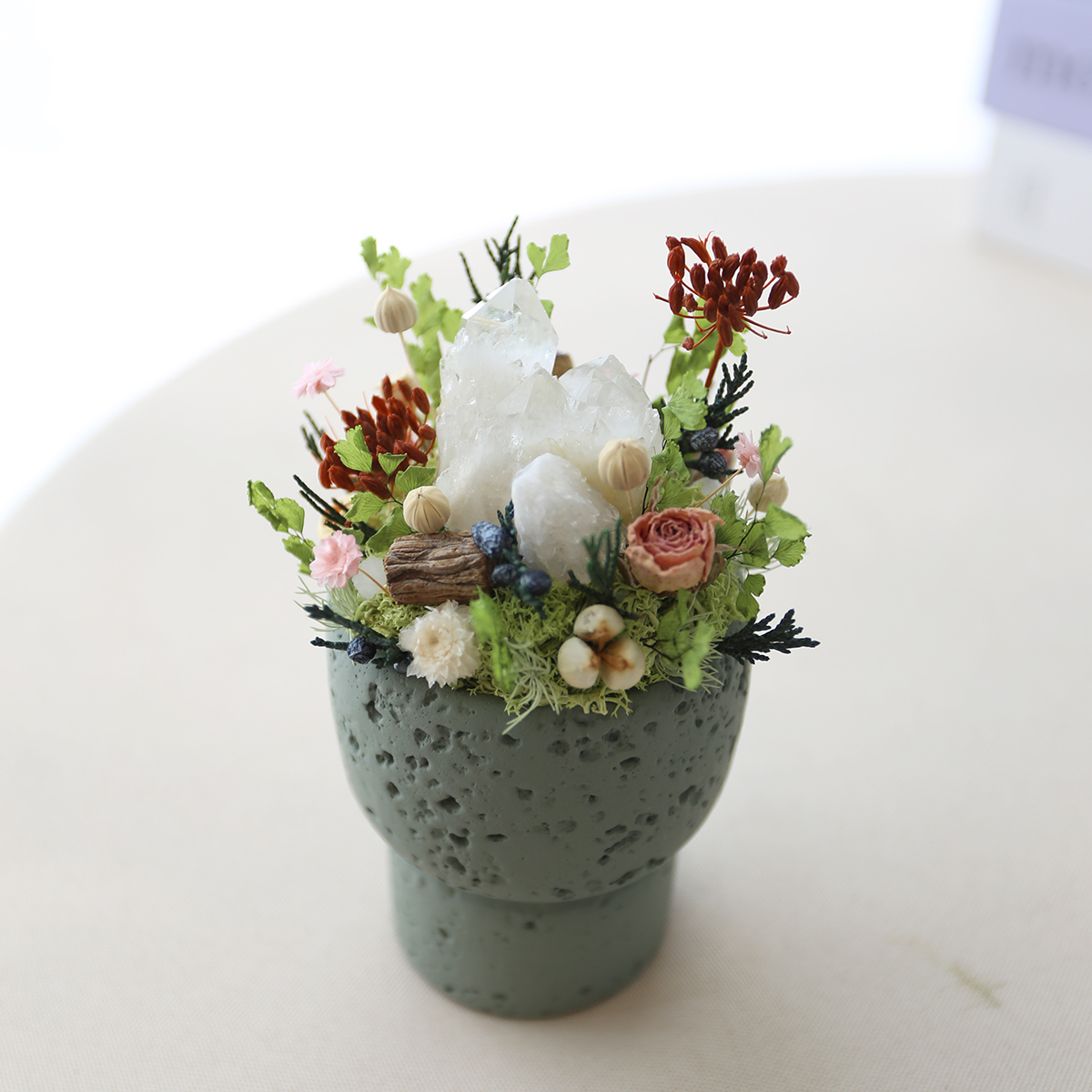 T43｜水晶小桌花