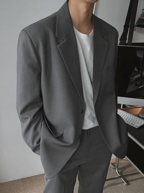 造型二釦西裝