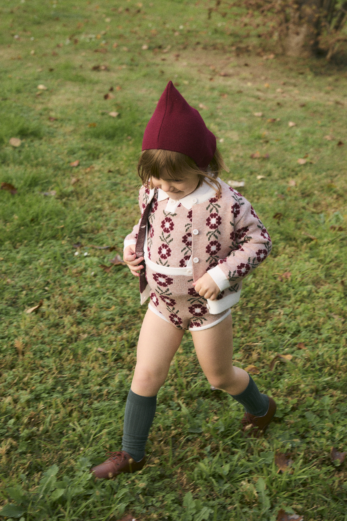 BIRINIT PETIT 花花針織衫 Rosenda knit jumper