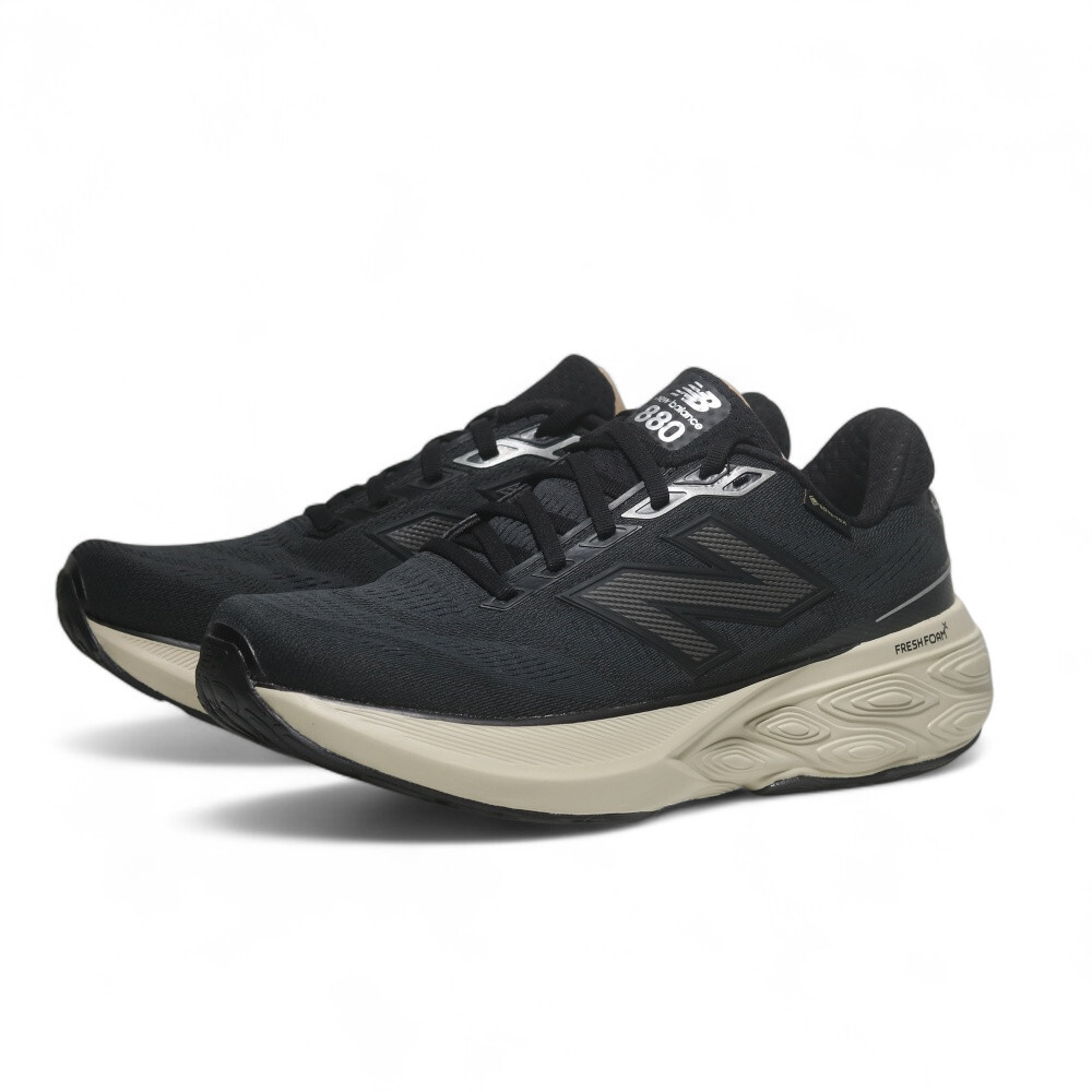 NEW BALANCE 慢跑鞋 NB 880 黑 米黃底 GORE-TEX 防水 女 W880GB15