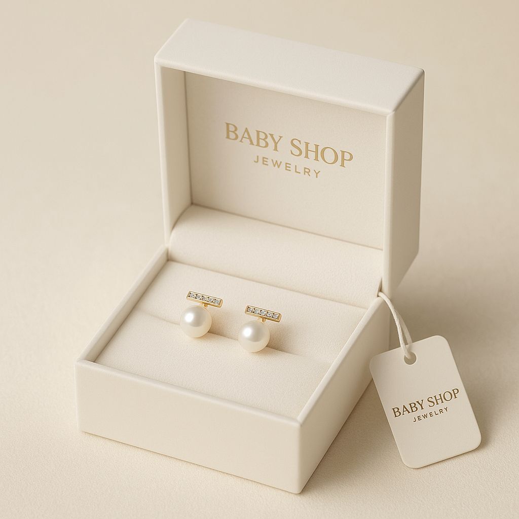 【預購】KK091103 AKOYA珍珠耳釘