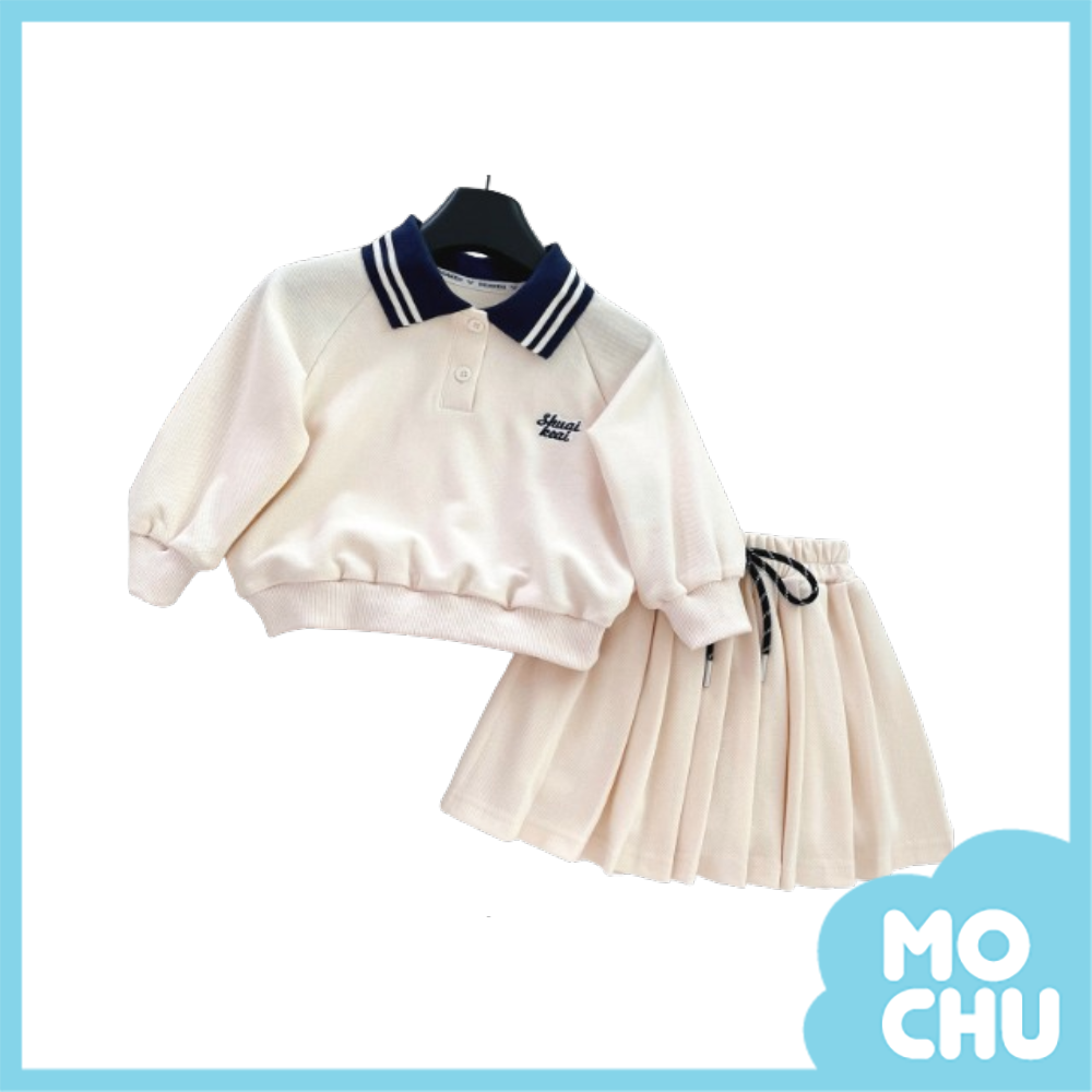 polo運動風百摺裙套裝(二色)