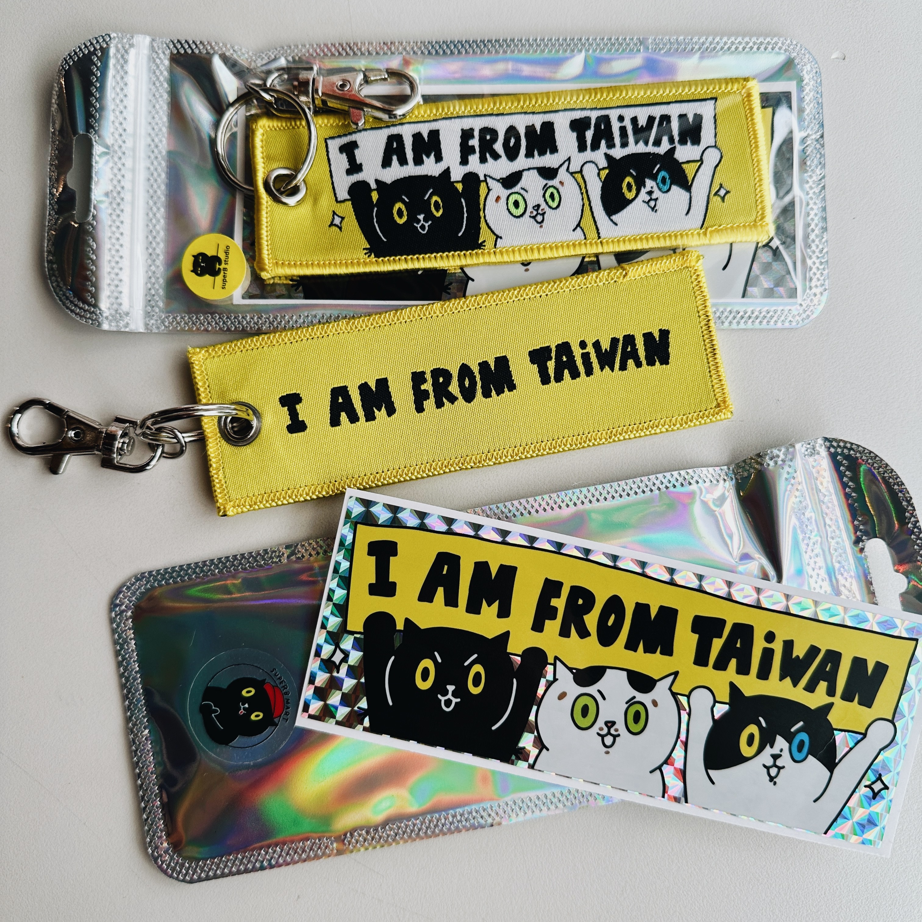 我是台灣貓 台派小貓飄帶 贈貼紙｜superB studio